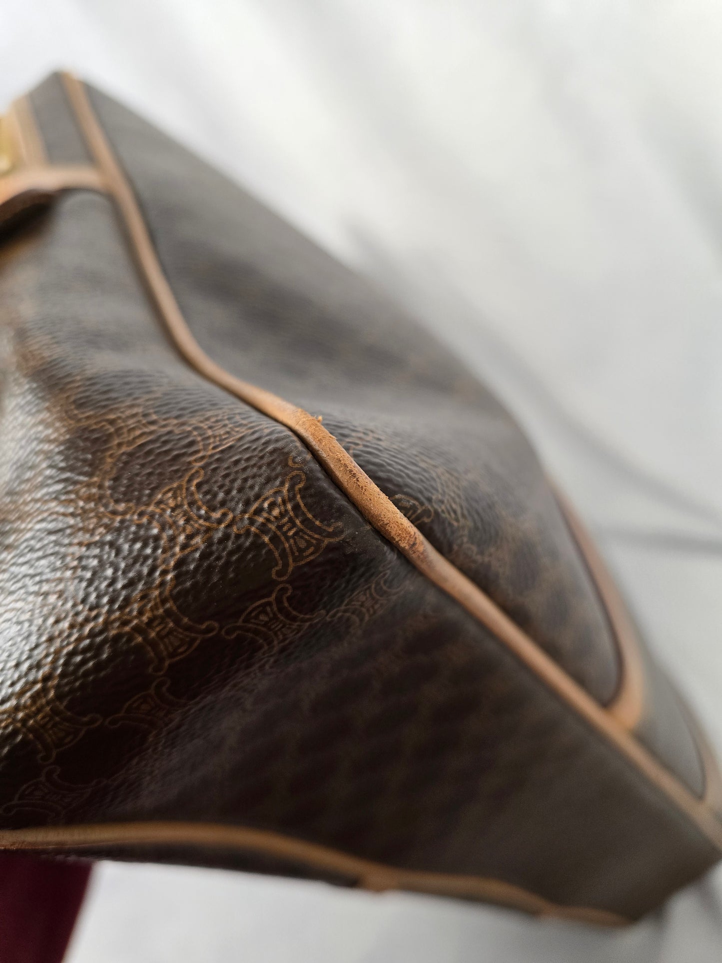 Celine Monogram Triomphe Business Briefcase/Laptop Bag/Tote
