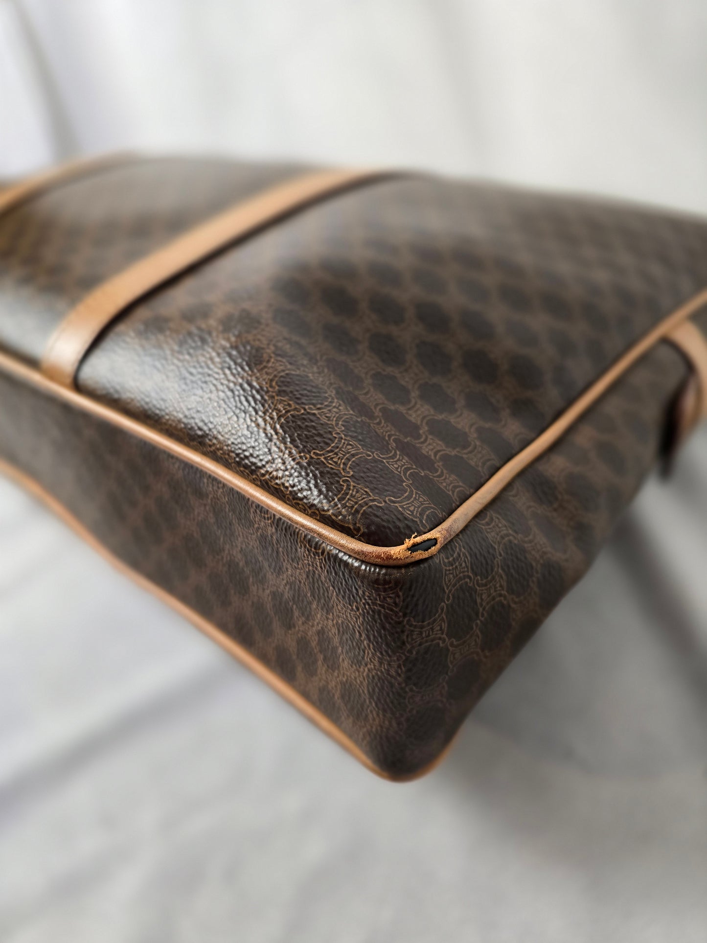 Celine Monogram Triomphe Business Briefcase/Laptop Bag/Tote