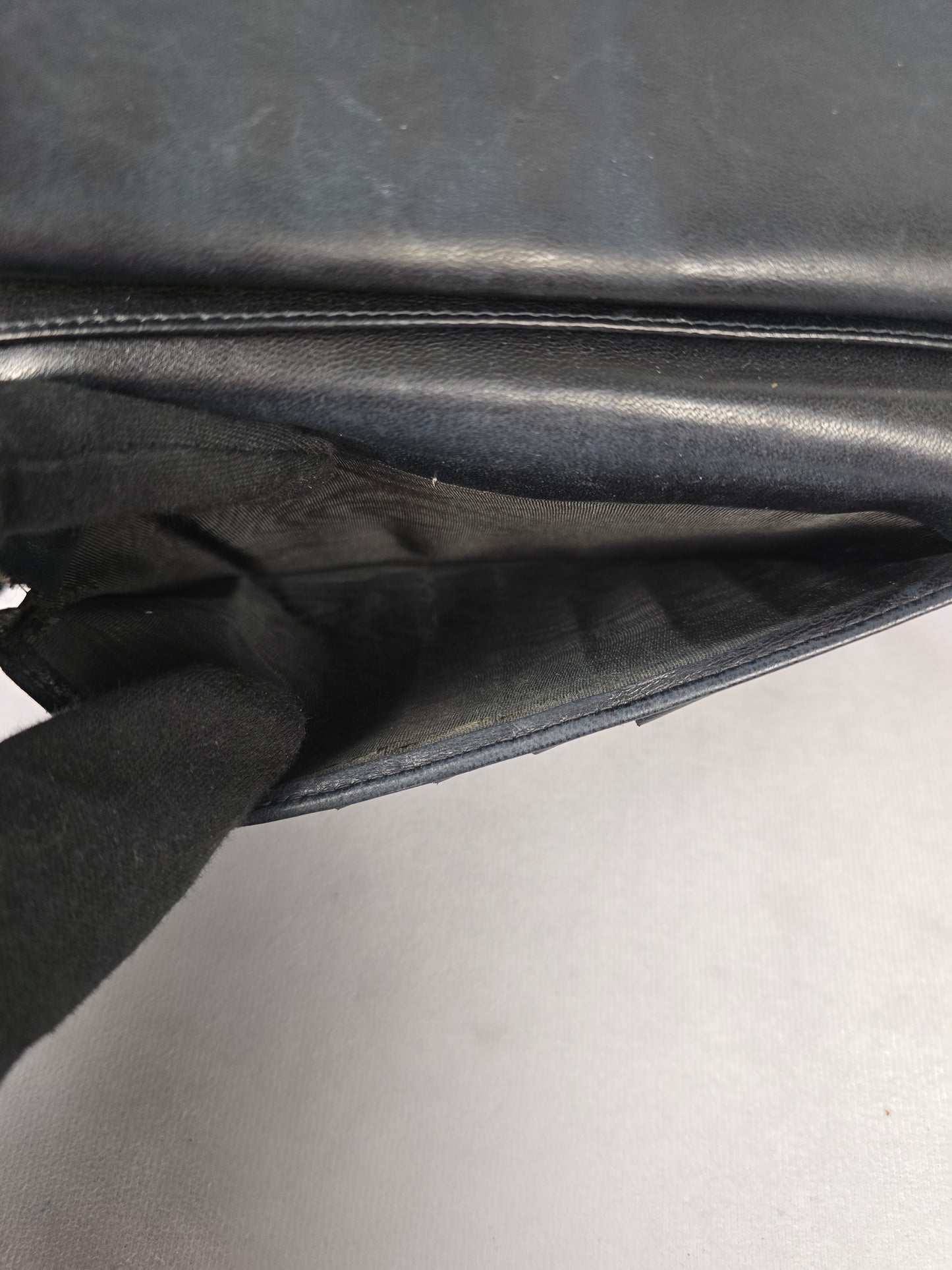 Chanel CC Black Pebble Leather Wallet