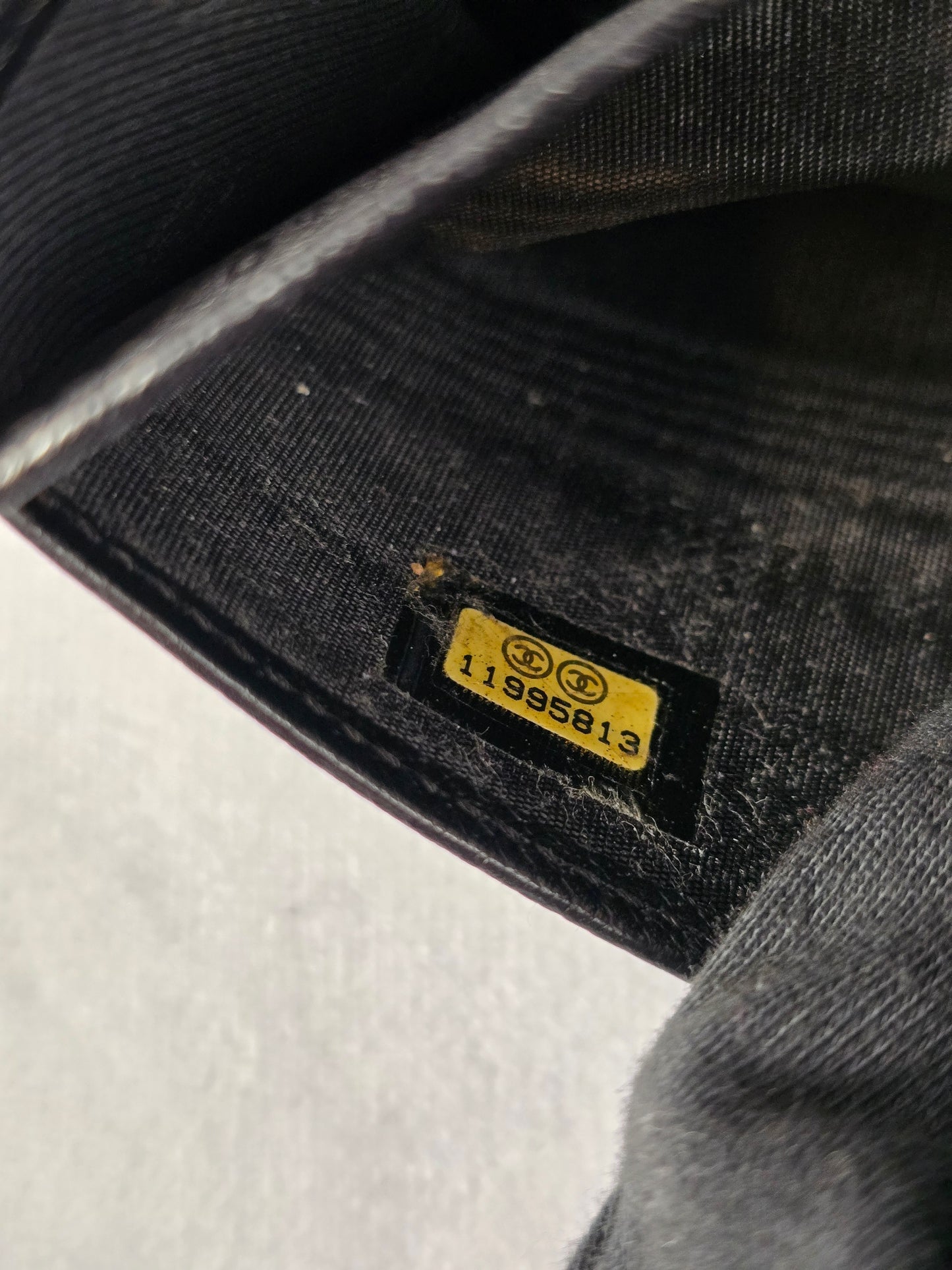 Chanel Black Wallet with Small Gold CC Logo