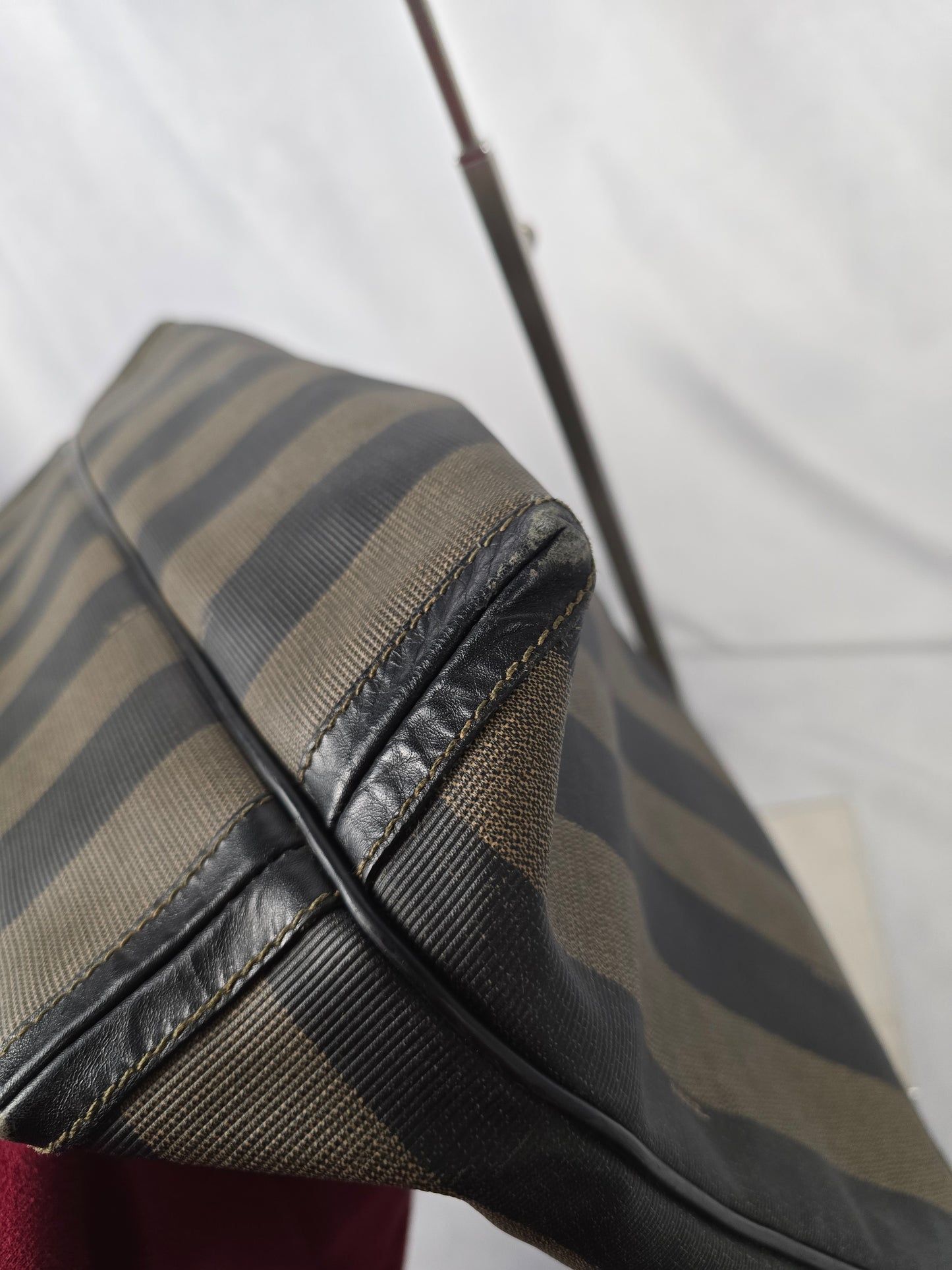 Fendi Pequin Vintage Large Tote