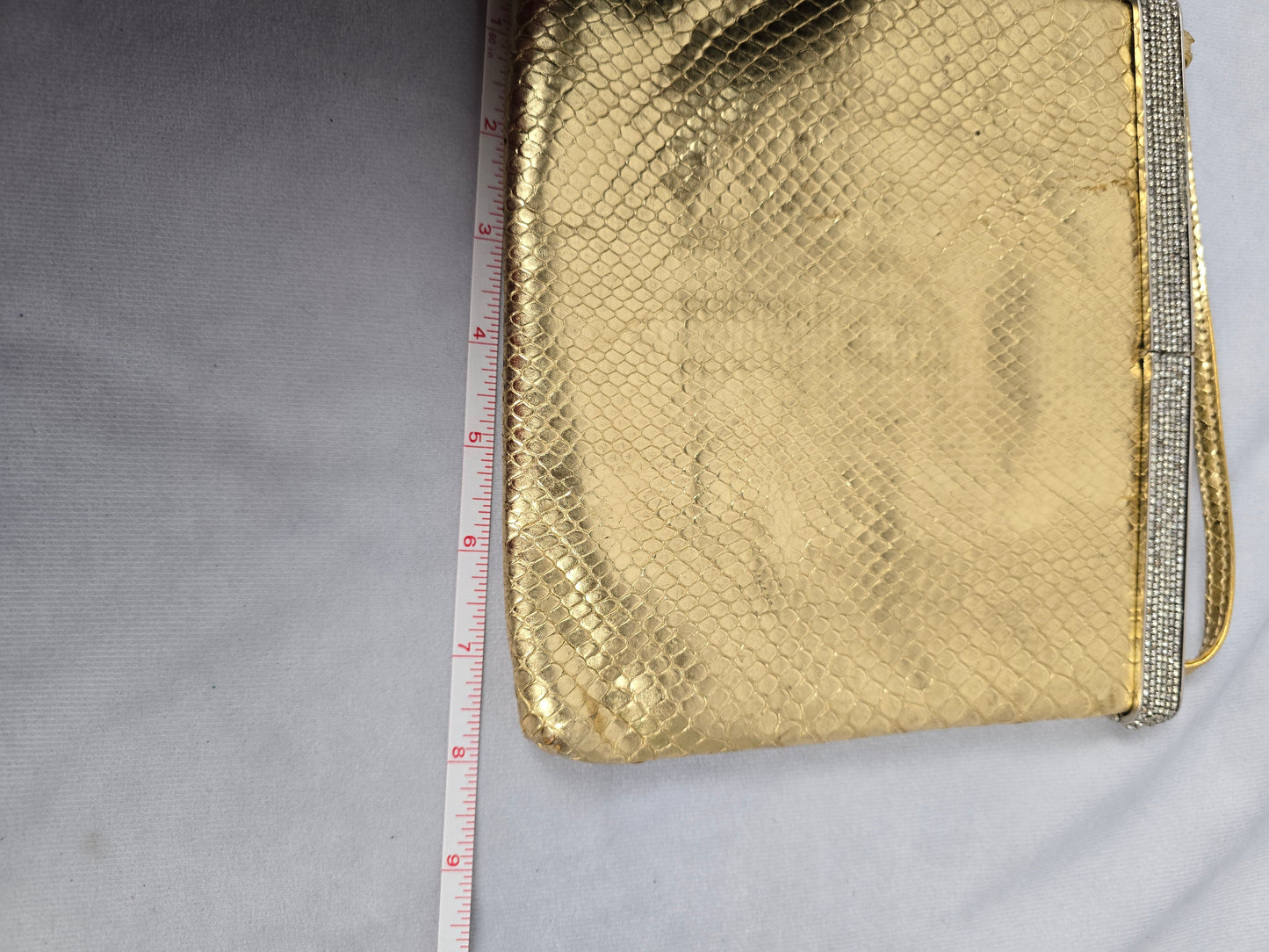 Fendi Gold Sacoche Crossbody