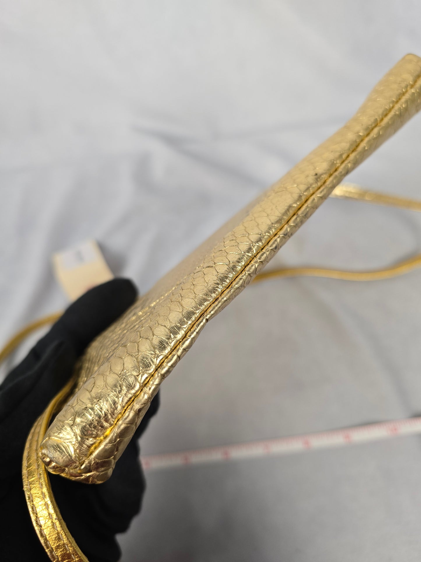 Fendi Gold Sacoche Crossbody