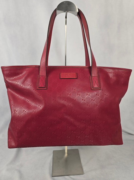 Gucci GG Imprime Joy Tote in Red