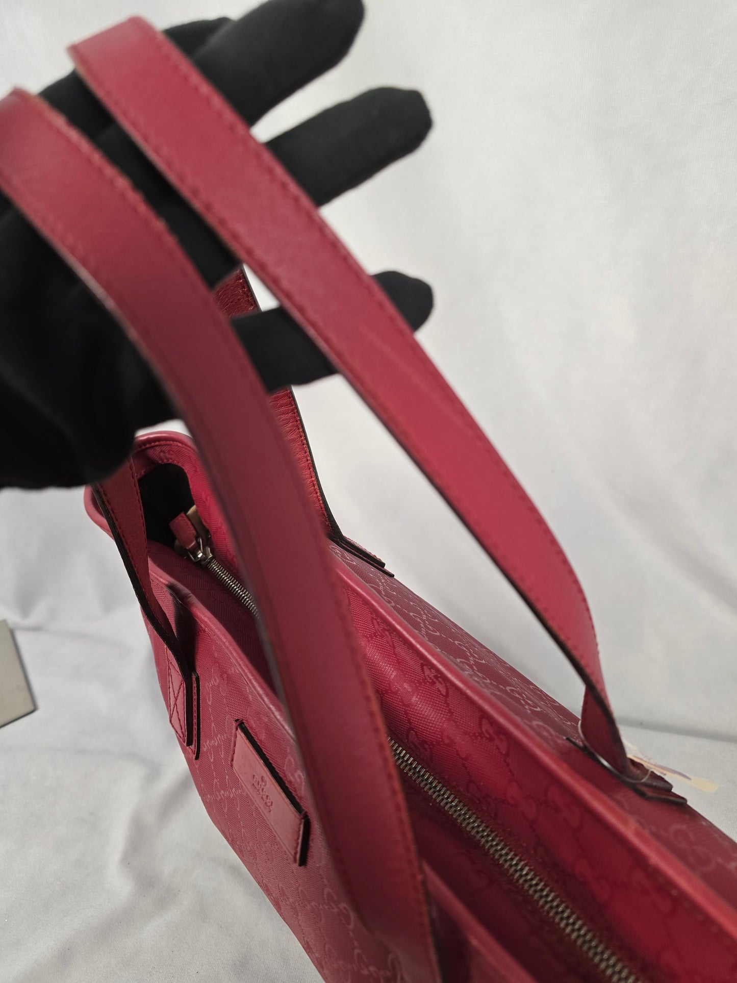 Gucci GG Imprime Joy Tote in Red