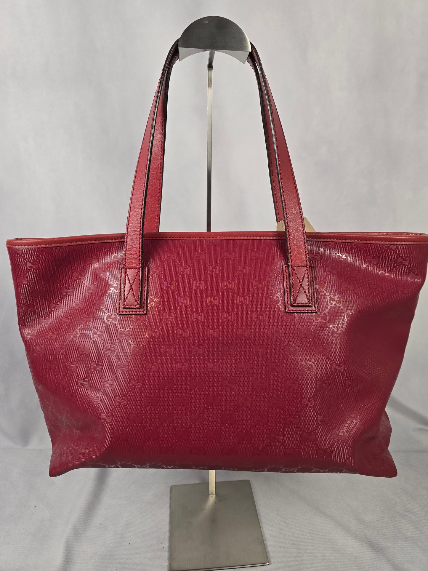 Gucci GG Imprime Tote in Red