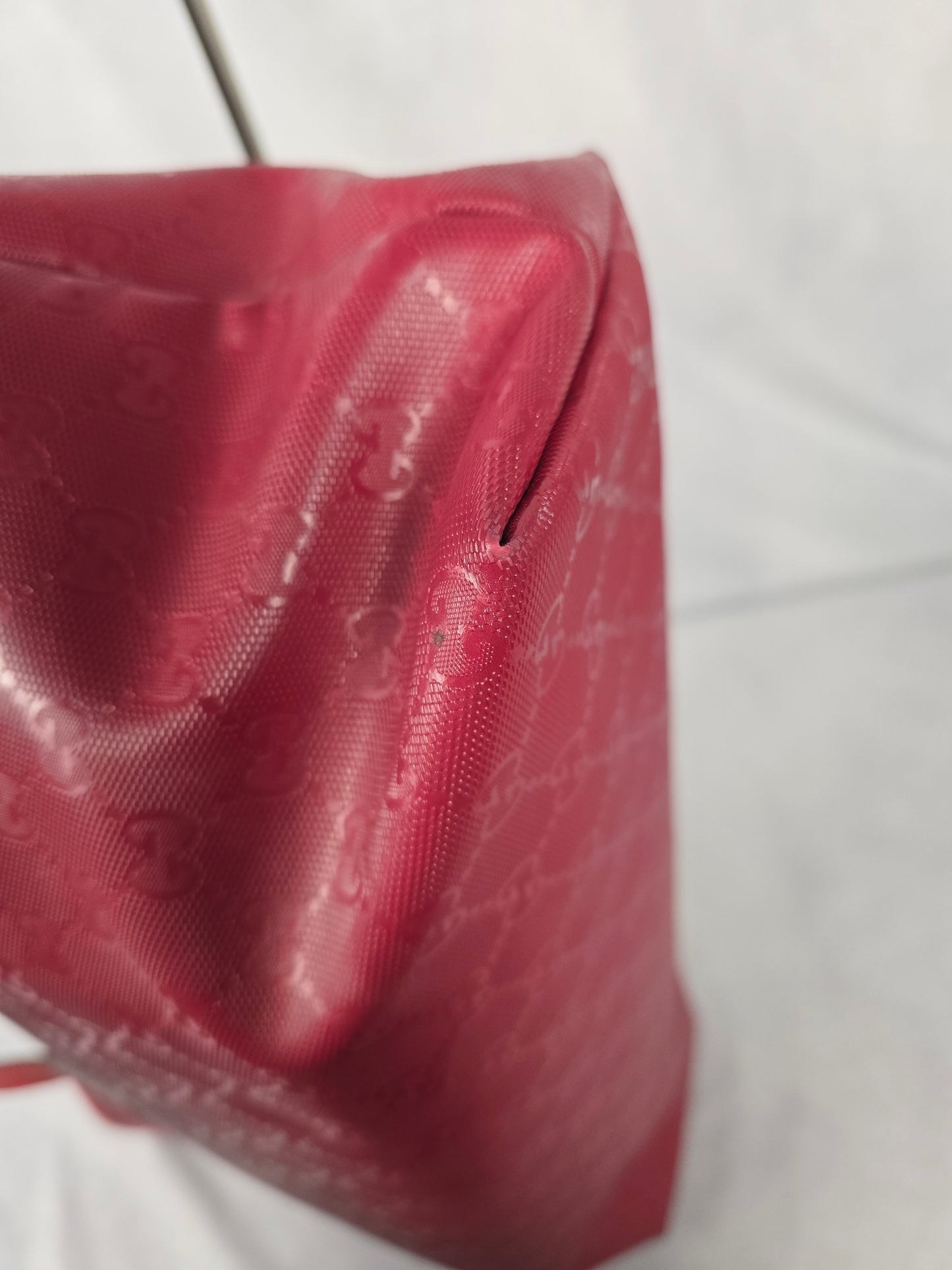 Gucci GG Imprime Tote in Red