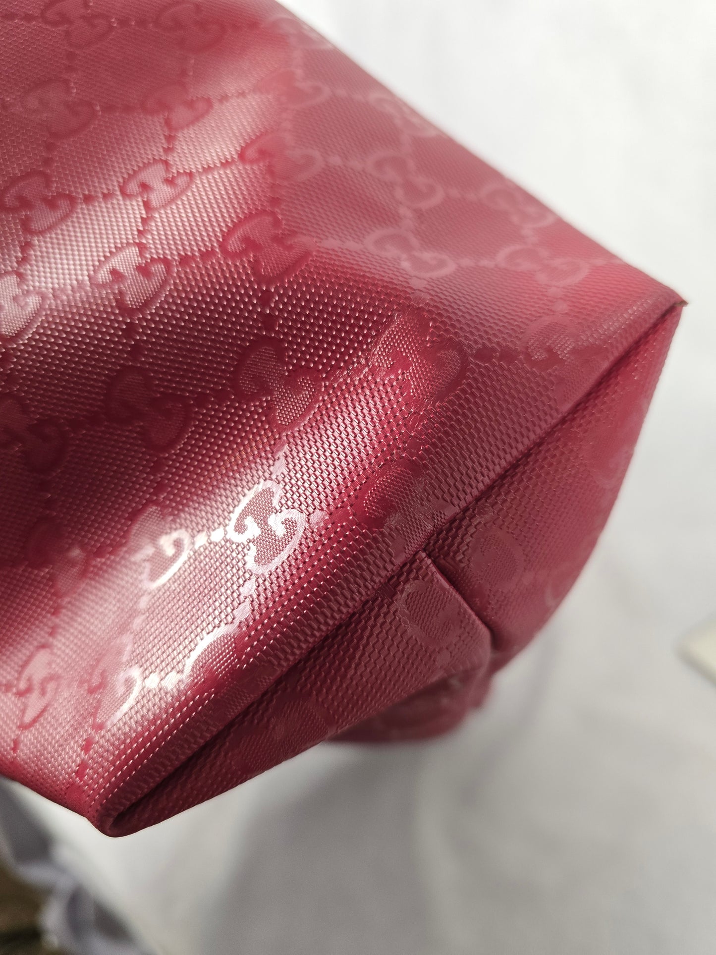Gucci GG Imprime Tote in Red