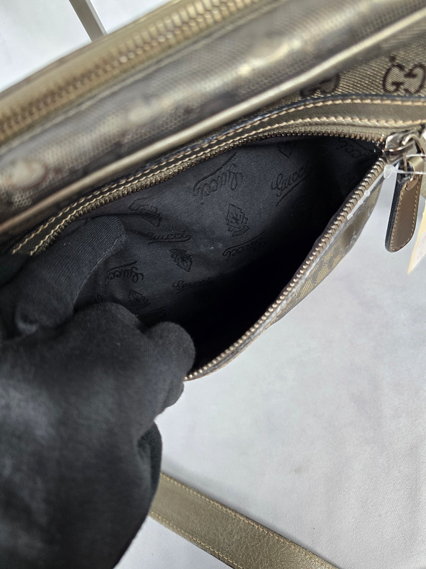 Gucci GG Imprime Crossbody Messenger Bag