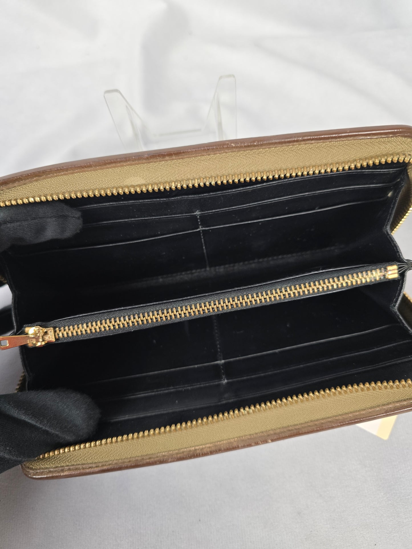 Loewe Natural Leather Padlock Wallet