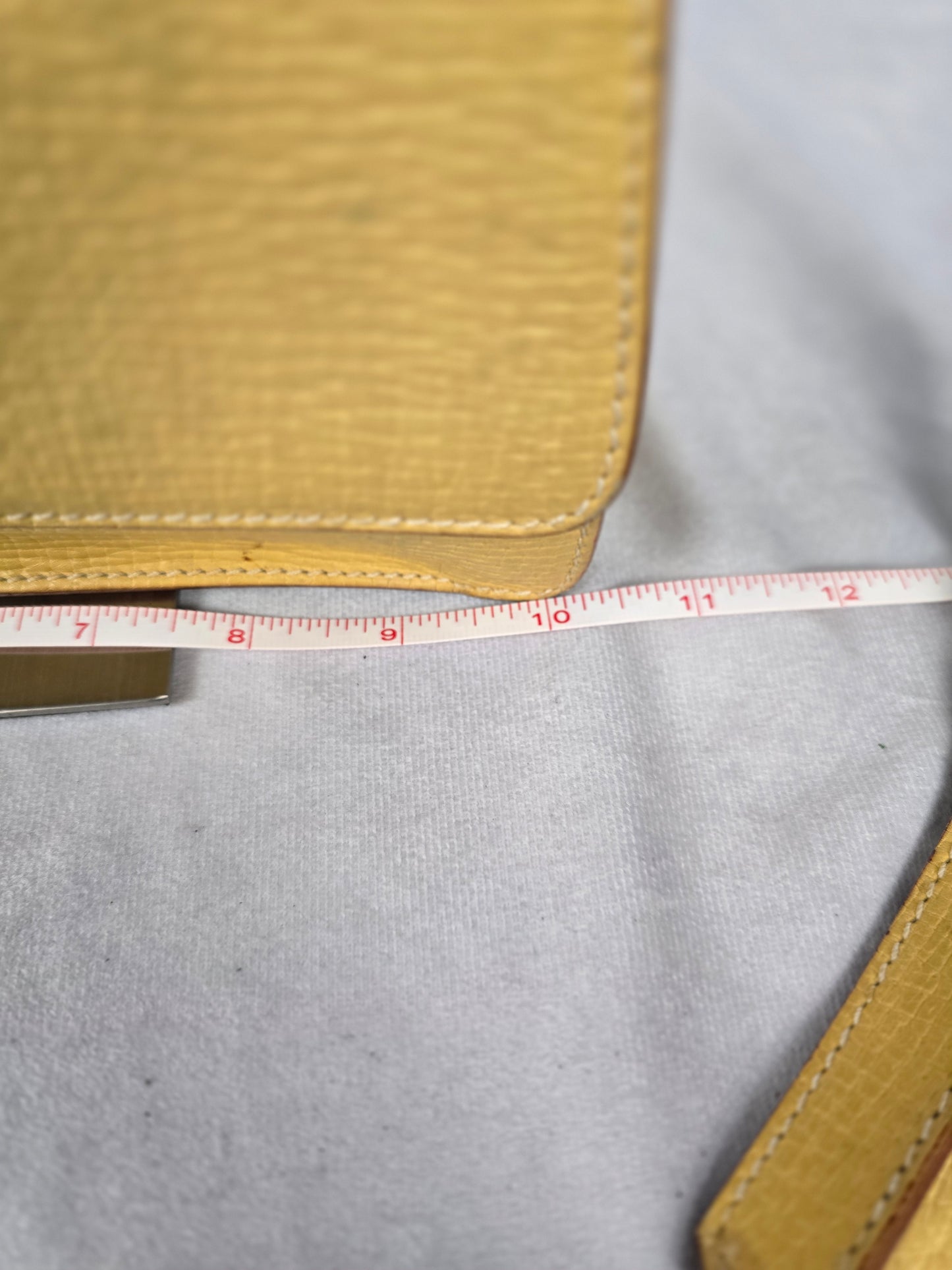 Loewe Barcelona Yellow Leather Two-Way Handbag