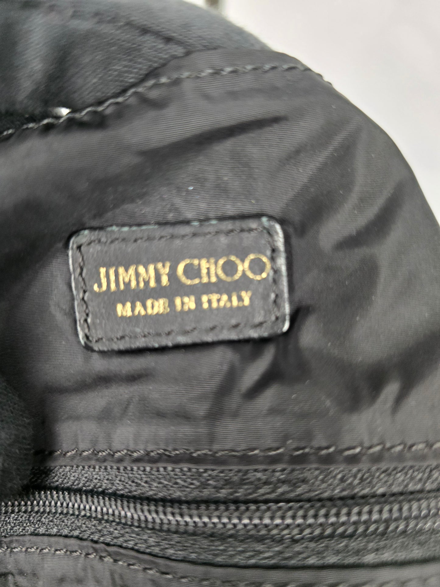 Jimmy Choo Nylon Leopard Tote