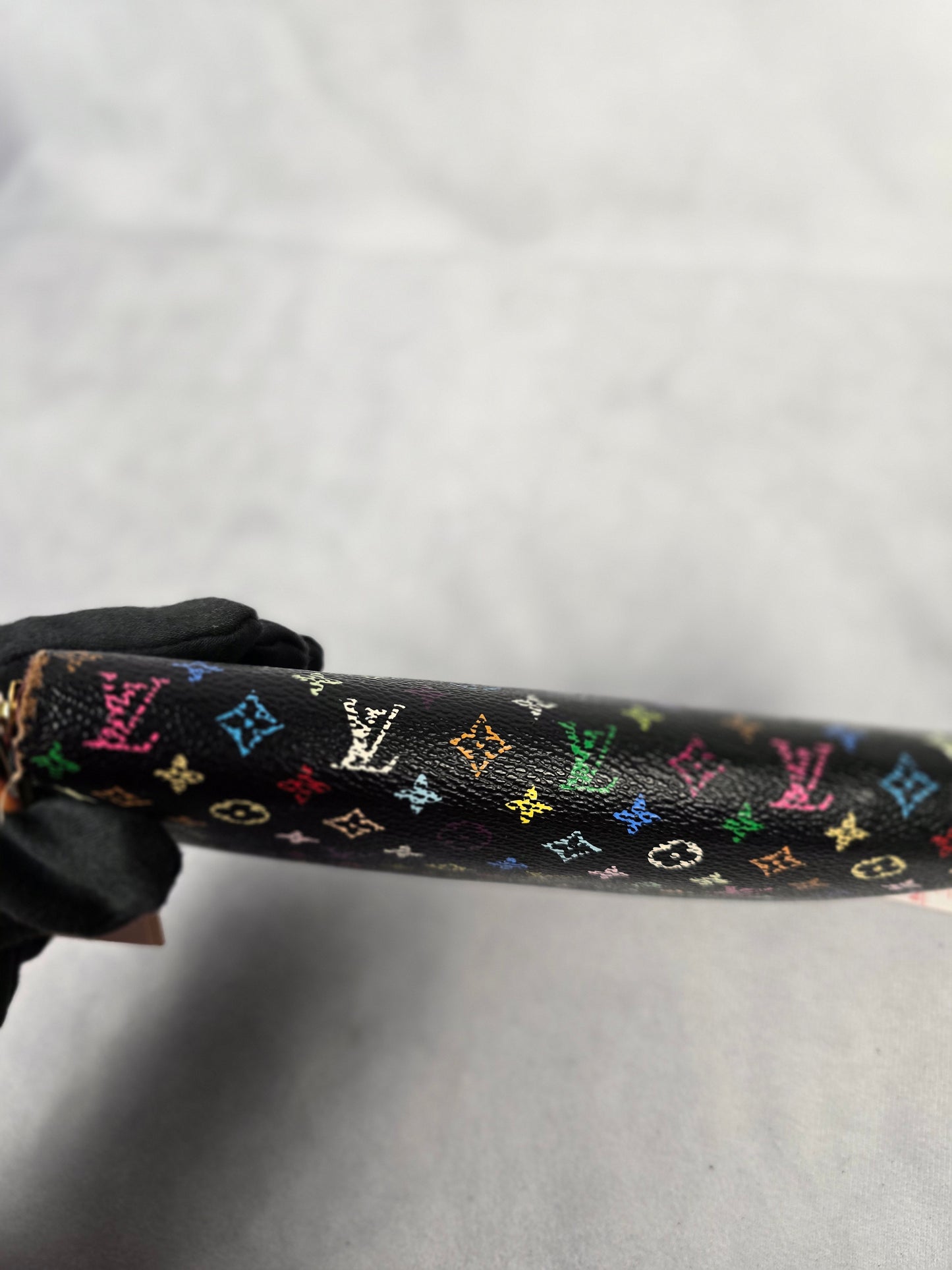 Louis Vuitton Murakami Black Zippy Wallet
