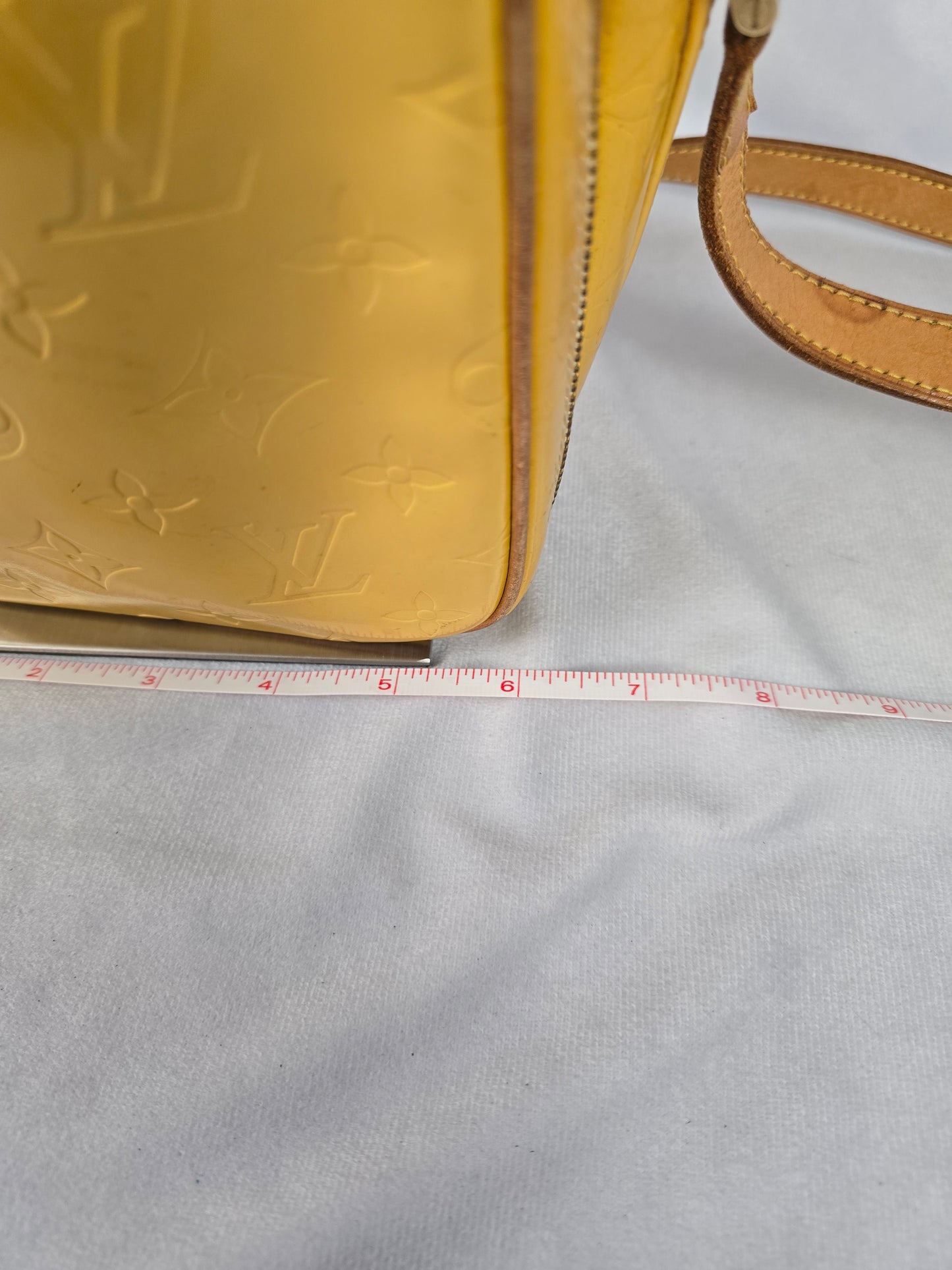 Louis Vuitton Yellow Monogram Vernis Wooster Crossbody