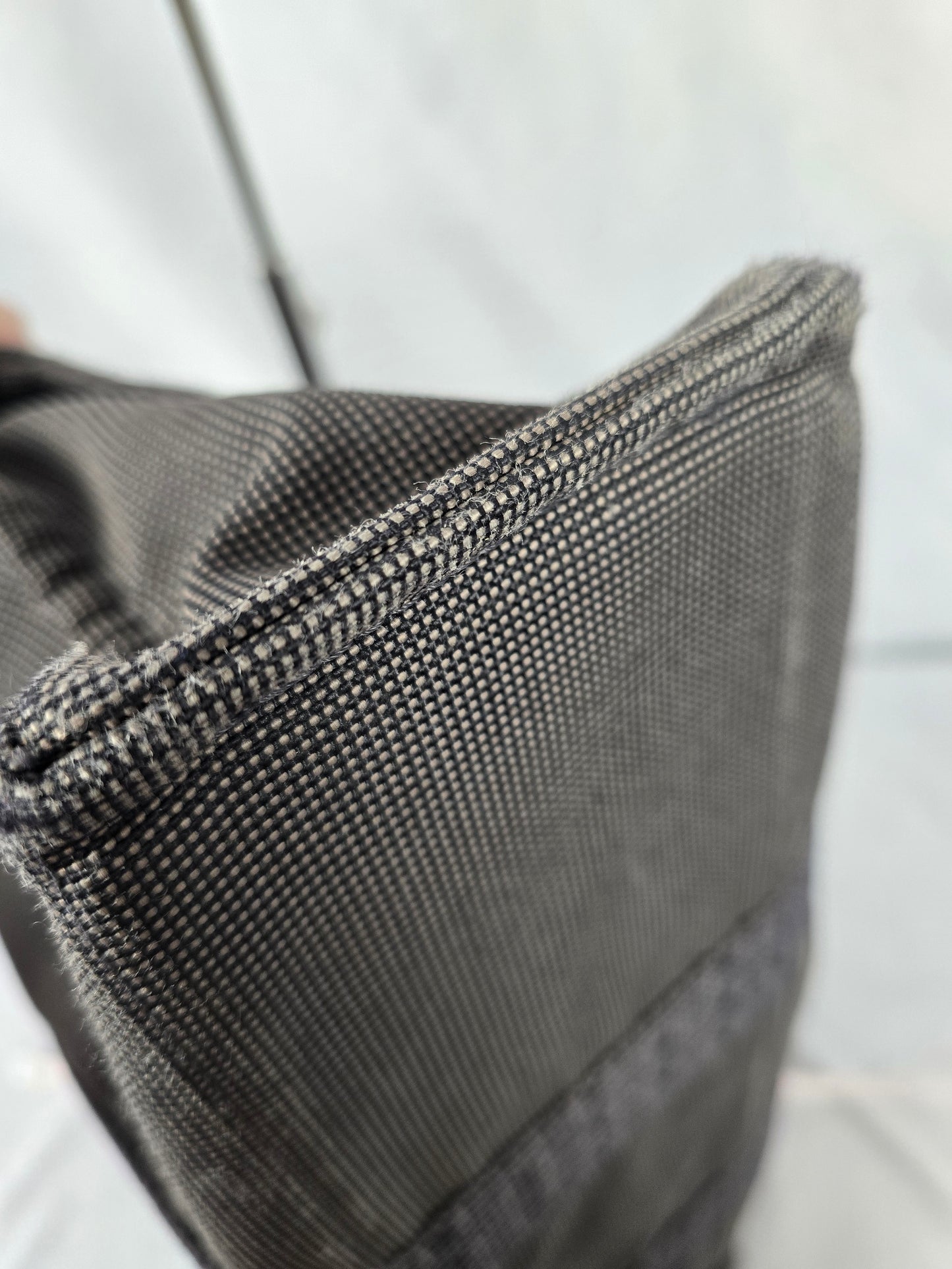 Hermes Fourre Air Line MM Gray Canvas Tote