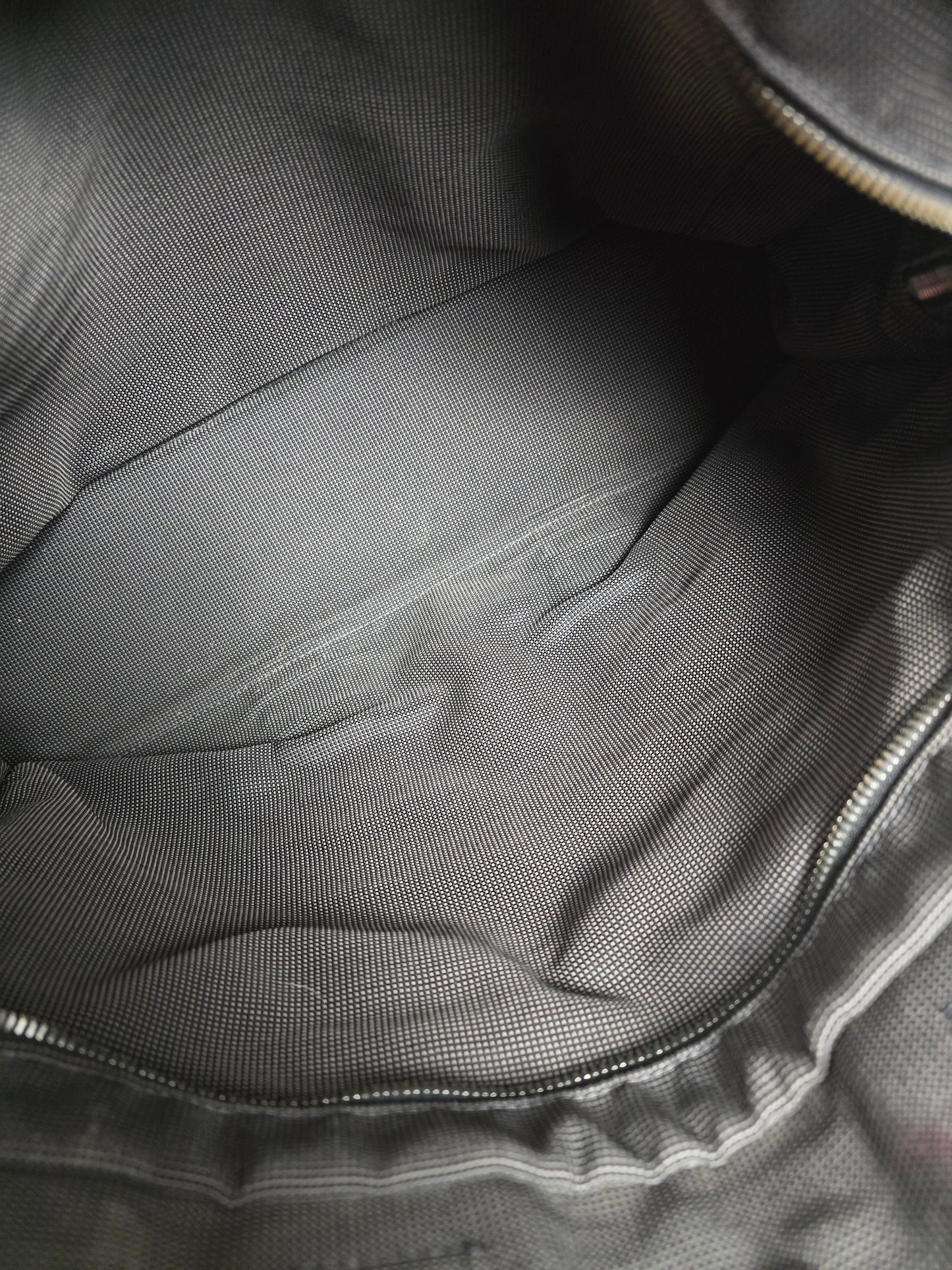 Hermes Fourre Air Line MM Gray Canvas Tote