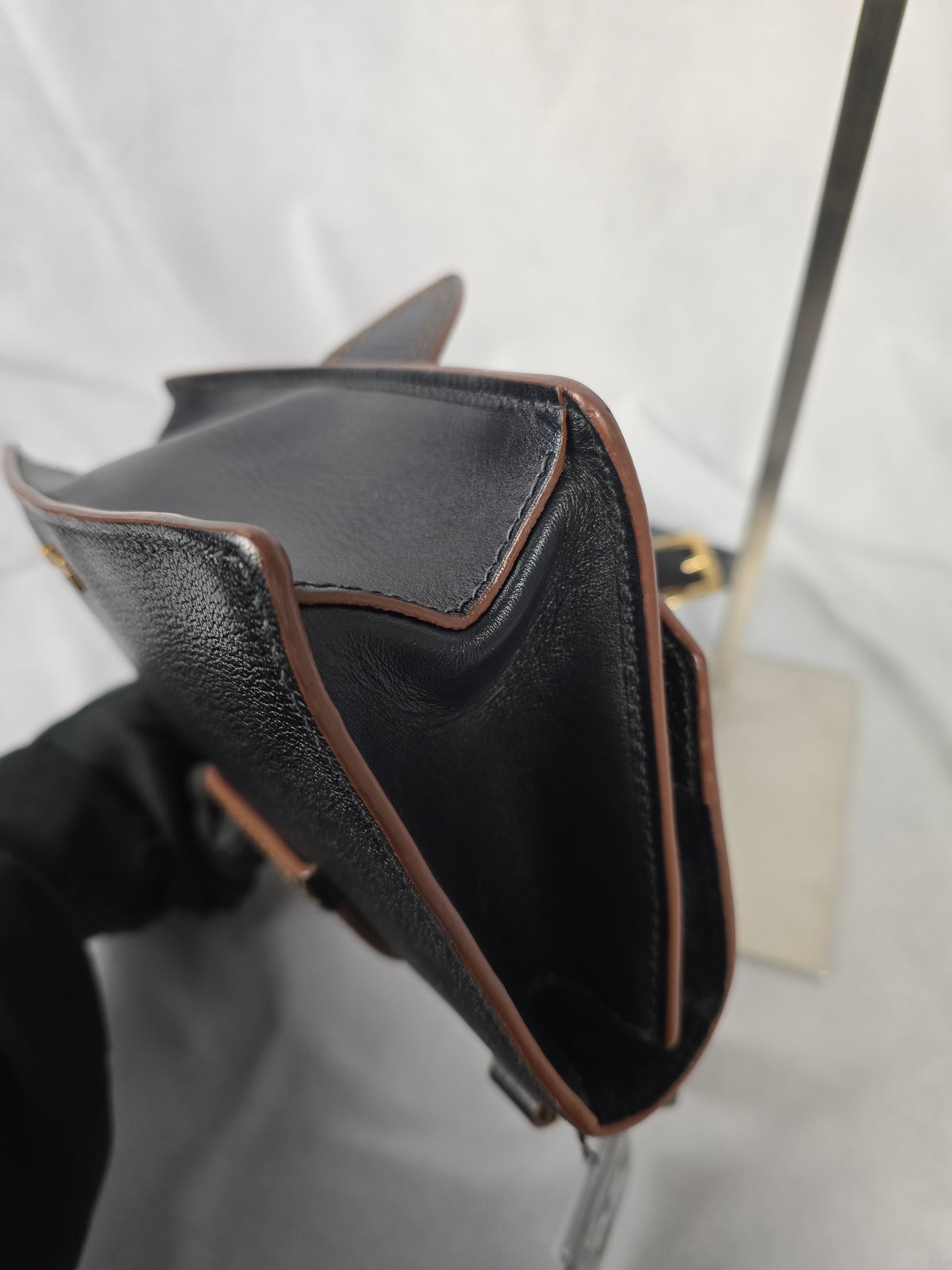 Miu Miu Black Madras Crystal Jewel Embelished Crossbody