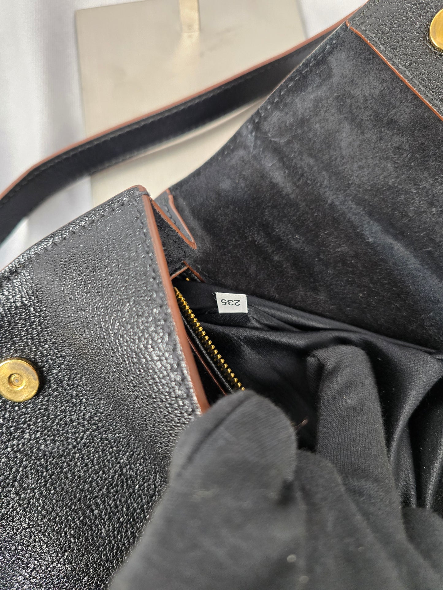 Miu Miu Black Madras Crystal Jewel Embelished Crossbody