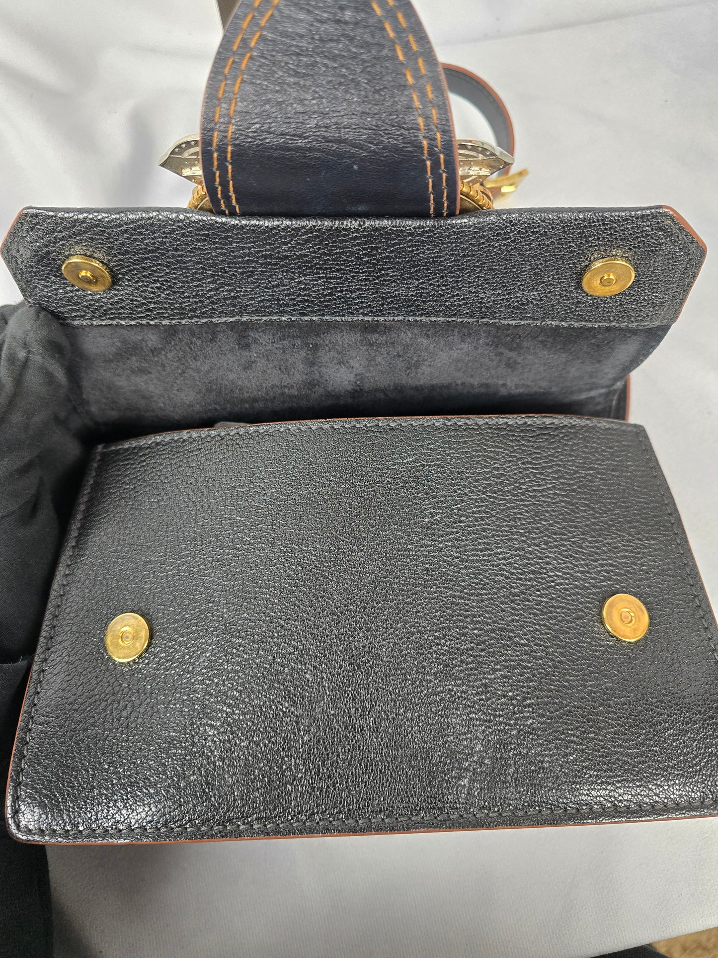 Miu Miu Black Madras Crystal Jewel Embelished Crossbody