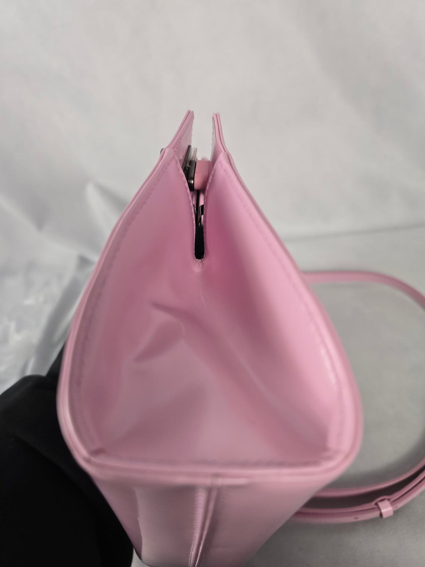 Ferragamo Wanda Mini Bubblegum Pink Calfskin Shoulder Bag