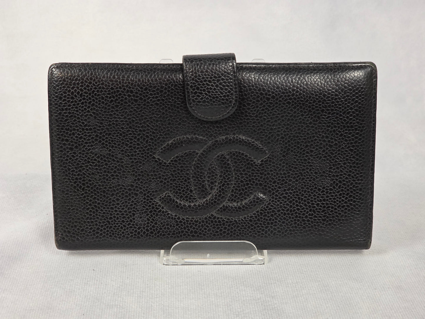 Chanel Timeless CC Caviar Leather Long Wallet