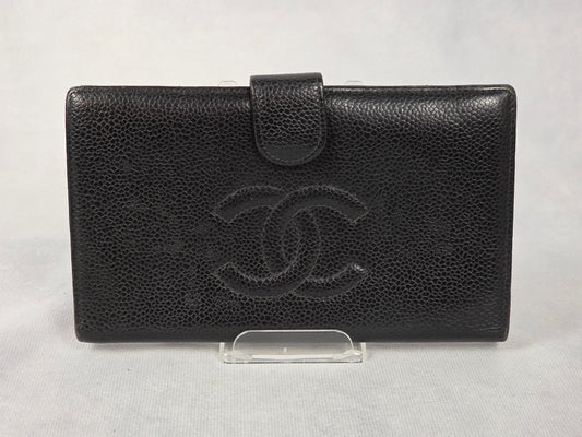 CHANEL VINTAGE TIMELESS CC FRENCH WALLET