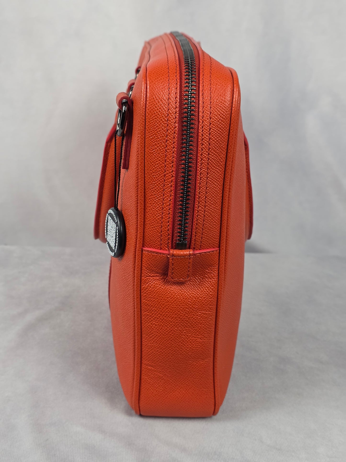 Burberry Orange Newburg Briefcase