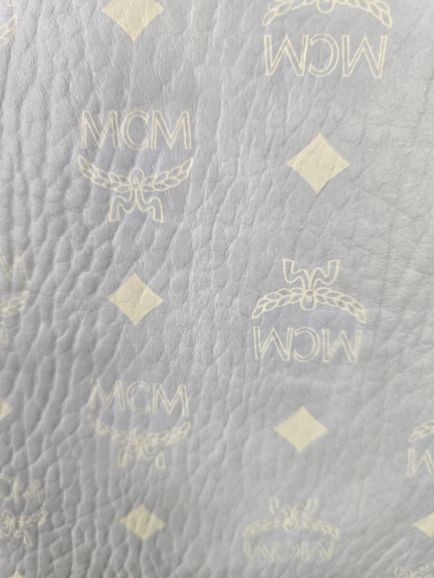 MCM Aren Light Gray Visetos Shopper Tote - NWT