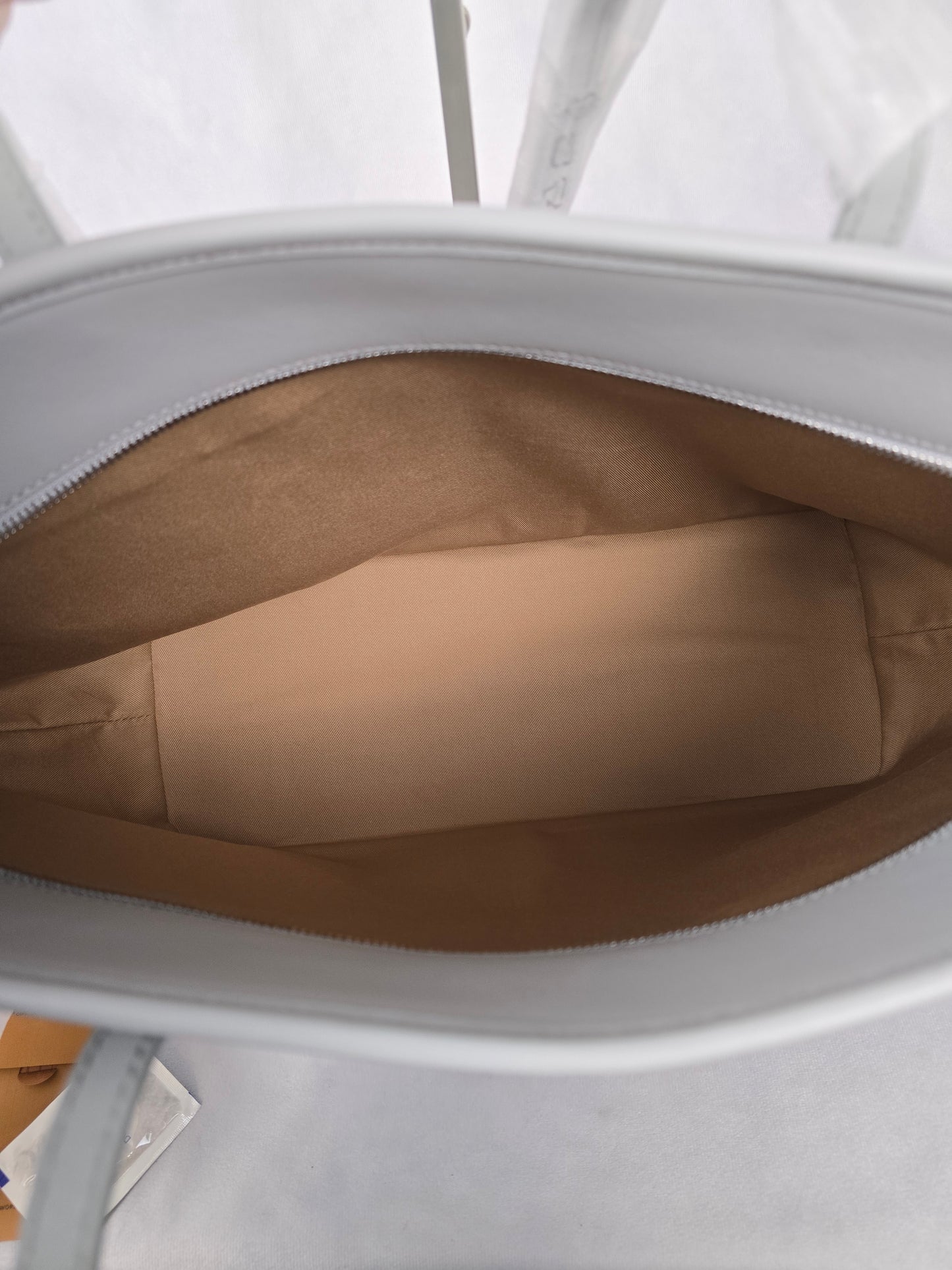 MCM Aren Light Gray Visetos Shopper Tote - NWT