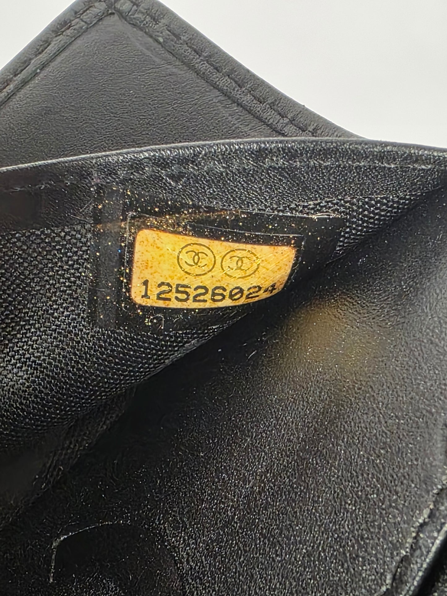 Chanel Cambon Black Long Wallet