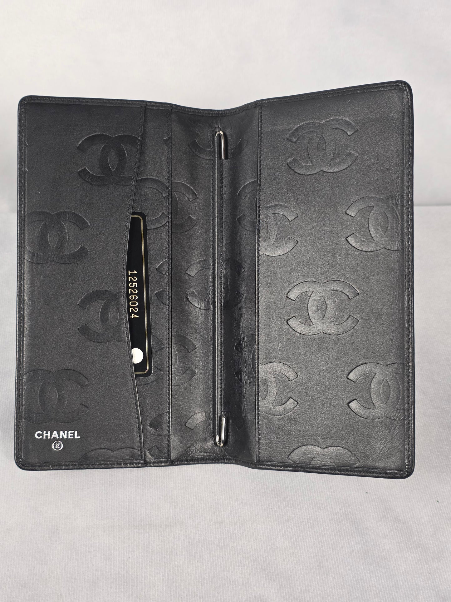 Chanel Cambon Black Long Wallet
