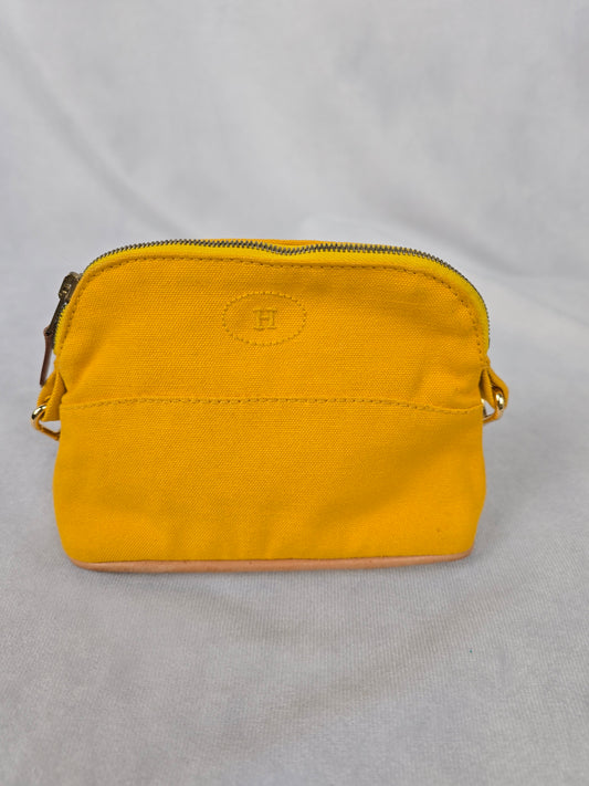 Hermes Bolide Small Mustard Yellow Pouch