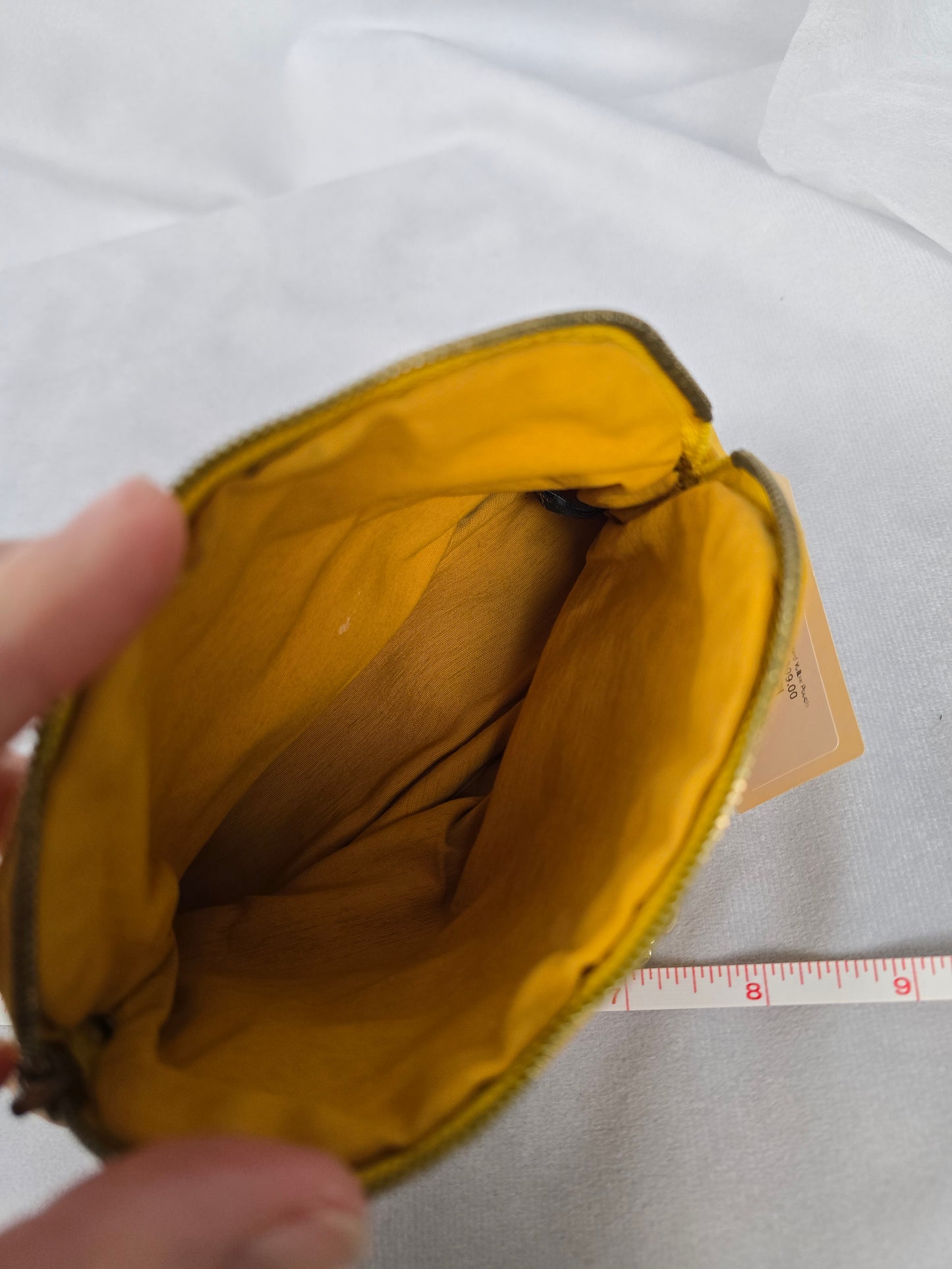 Hermes Bolide Small Mustard Yellow Pouch