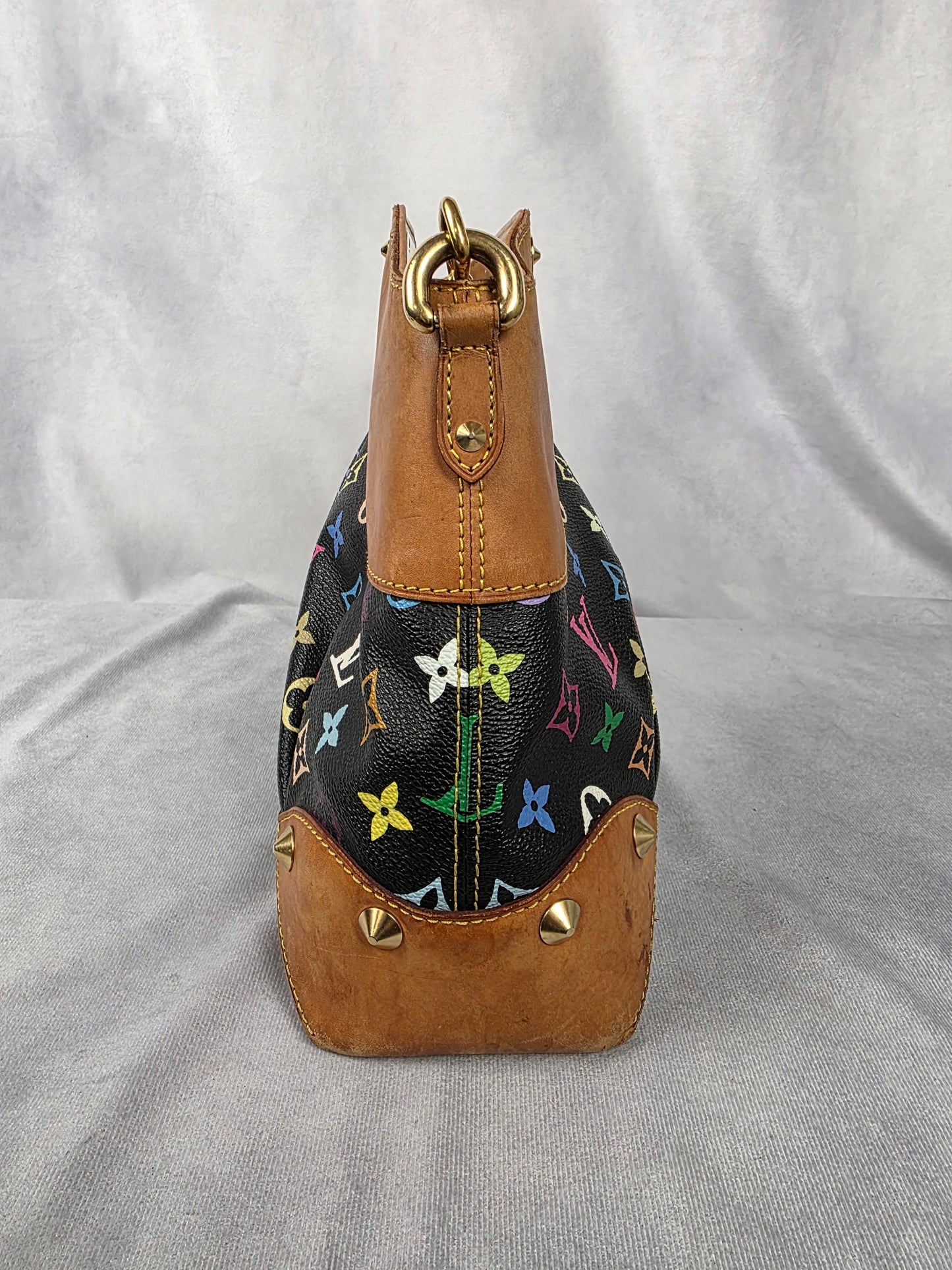 Louis Vuitton Black Multicolor Judy MM Shoulder Bag