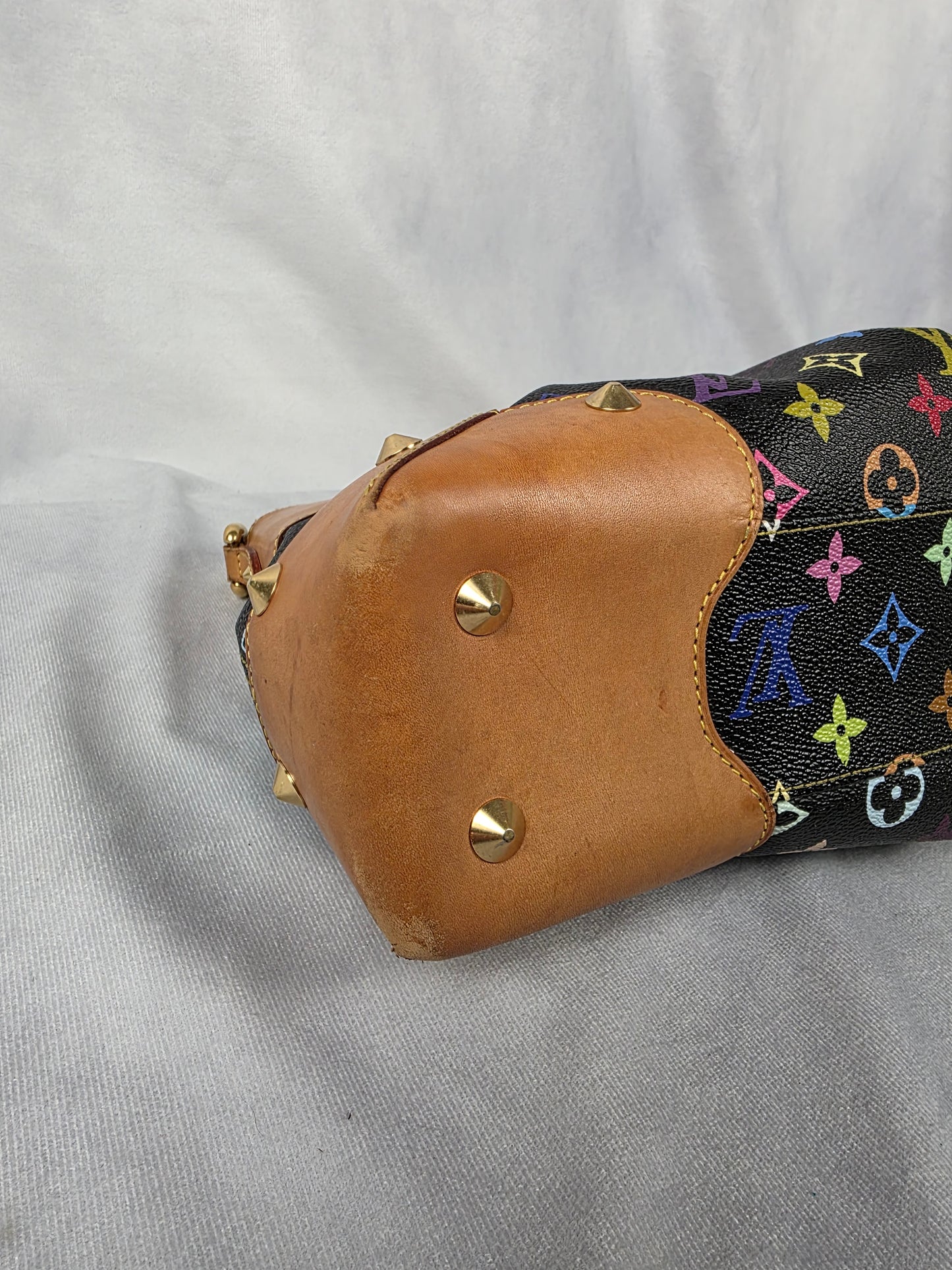 Louis Vuitton Black Multicolor Judy MM Shoulder Bag