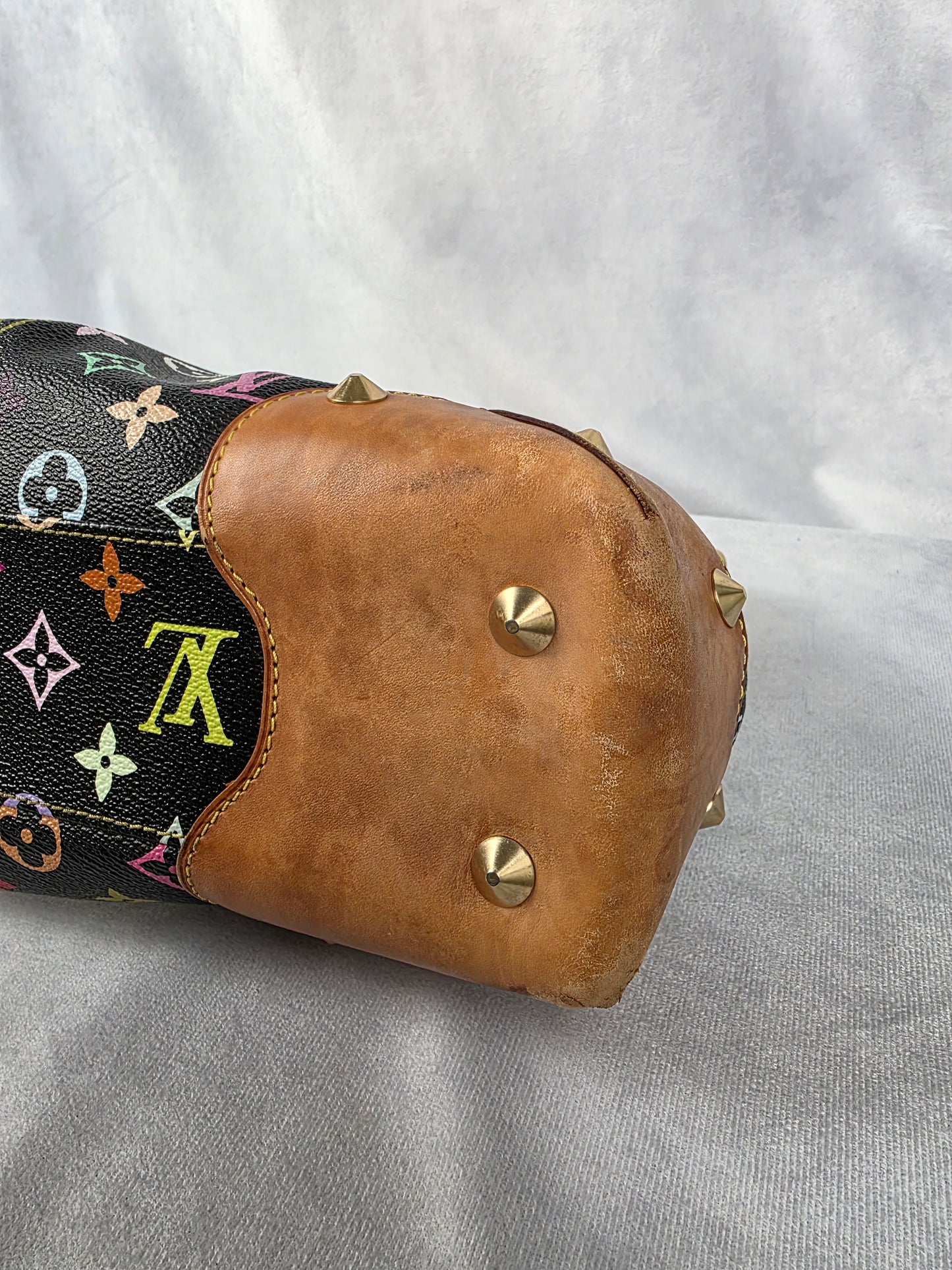 Louis Vuitton Black Multicolor Judy MM Shoulder Bag