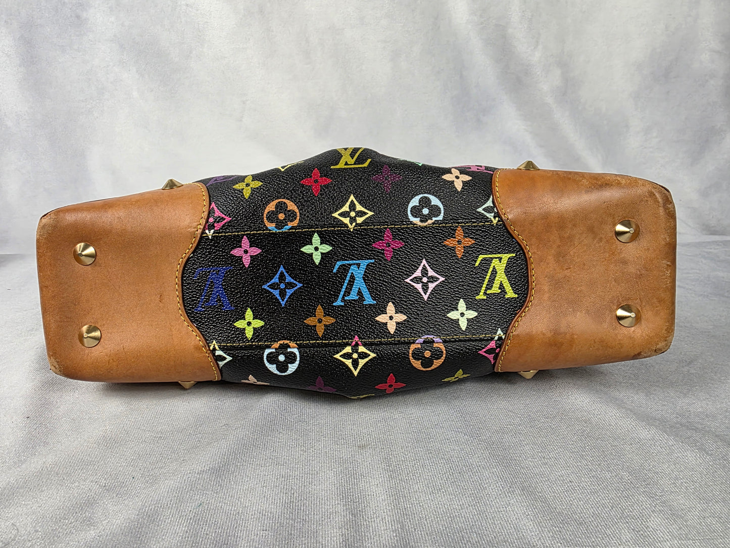 Louis Vuitton Black Multicolor Judy MM Shoulder Bag