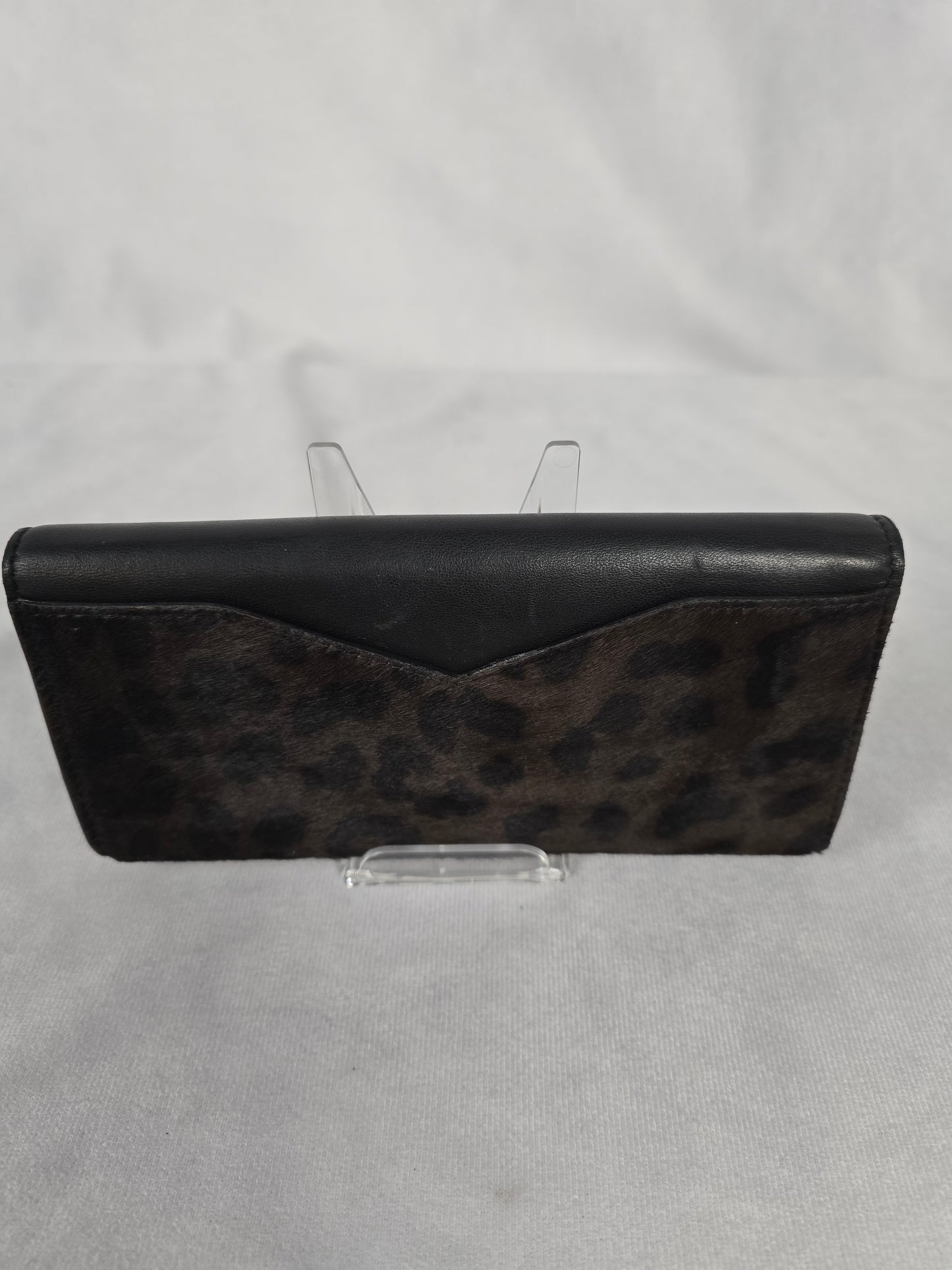 Givenchy Antigona Leopard Calf Hair and Leather Wallet