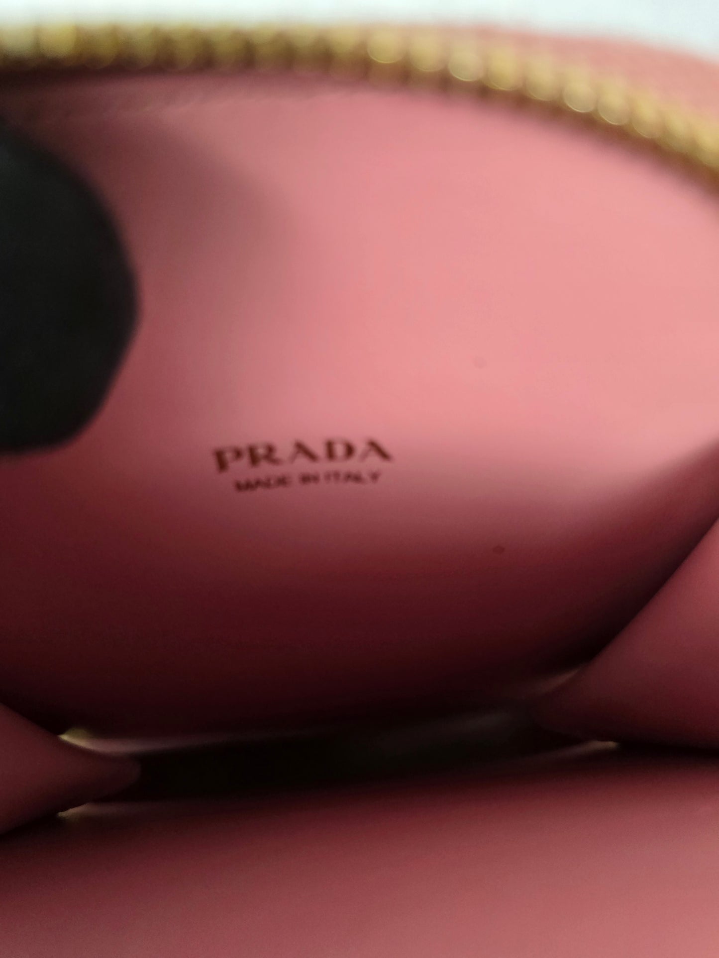 Prada Mini Saffiano Crossbody Phone Pouch in Pink