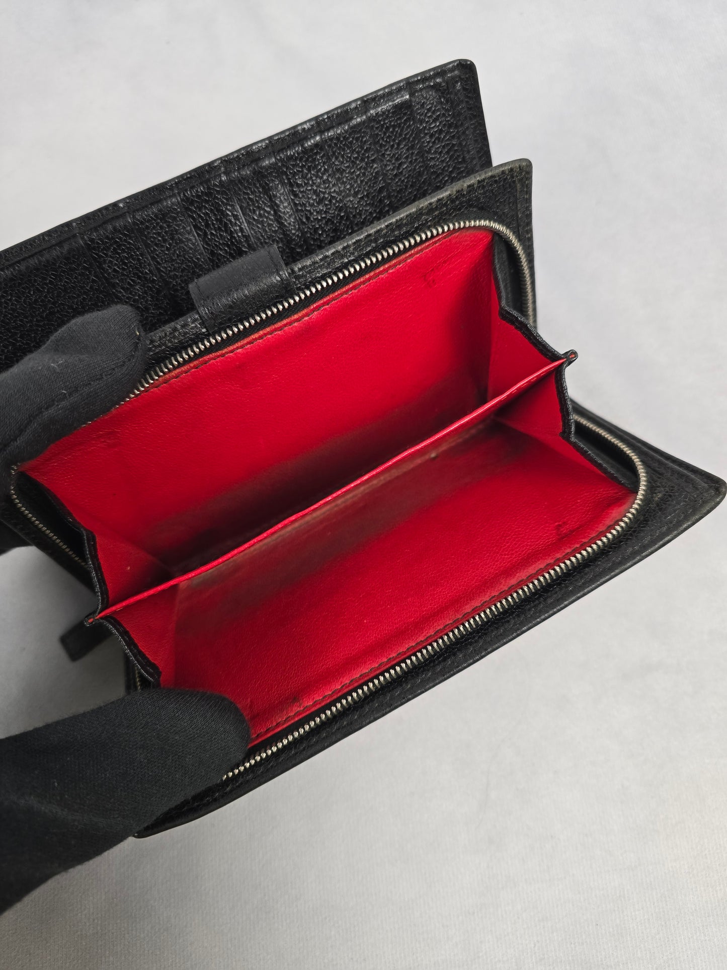 Bvlgari Black Continental Leather Wallet
