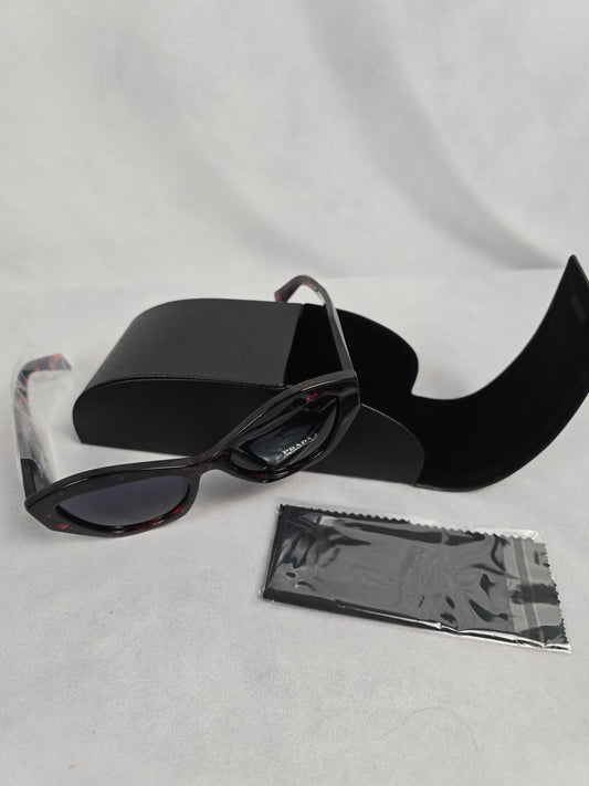 Prada Symbole Geometric Sunglasses in Purple Multicolor