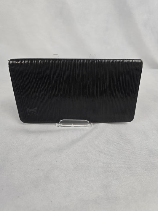 Louis Vuitton Black Epi Bifold