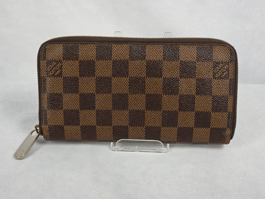 Louis Vuitton Damier Ebene Zip Around Wallet