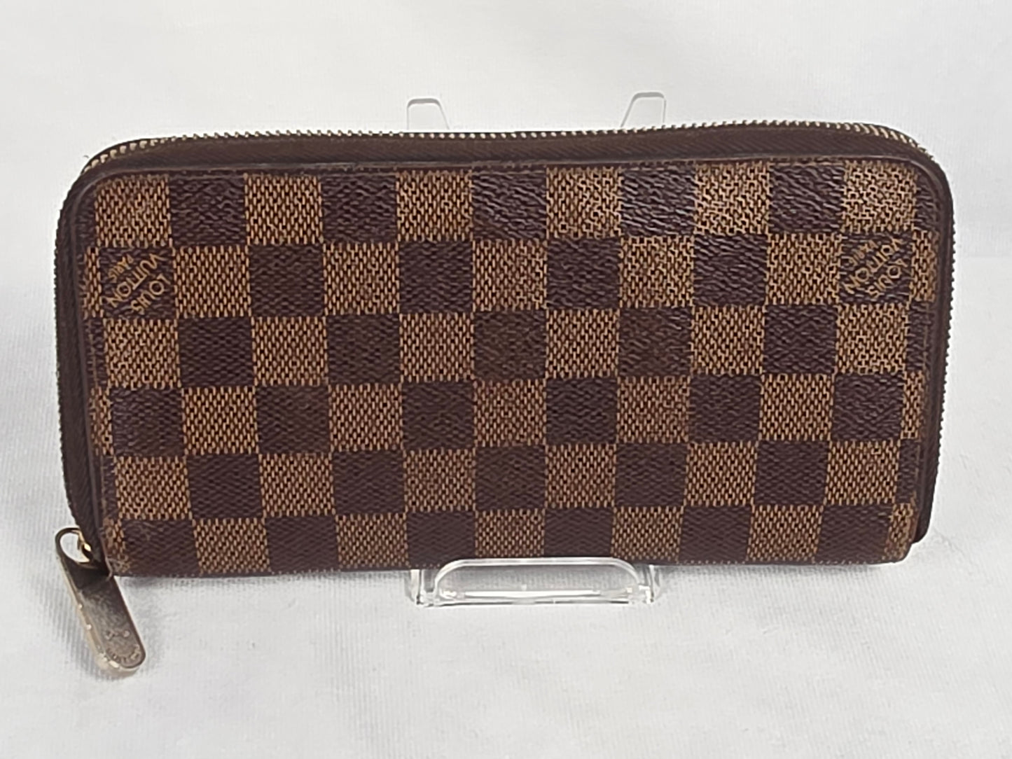 Louis Vuitton Damier Ebene Zip Around Wallet