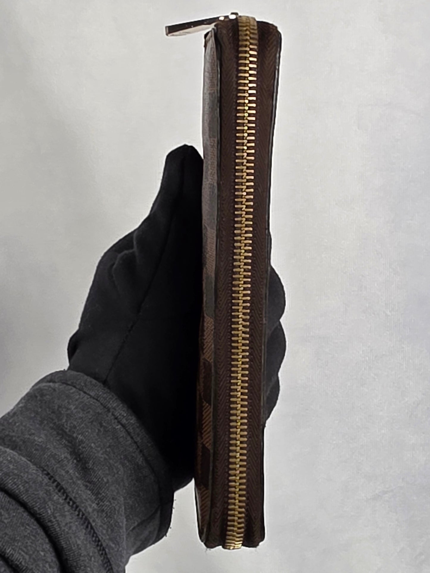 Louis Vuitton Damier Ebene Zip Around Wallet