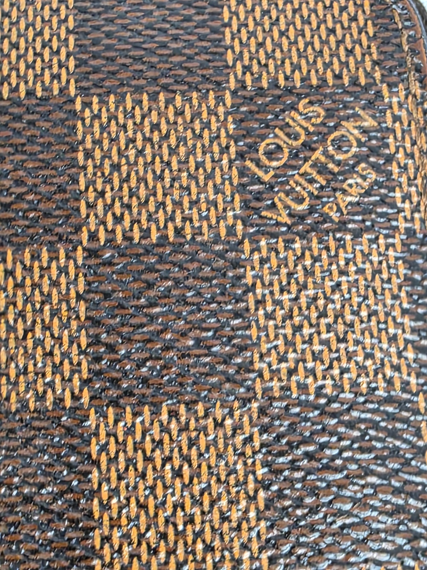 Louis Vuitton Damier Ebene Zip Around Wallet