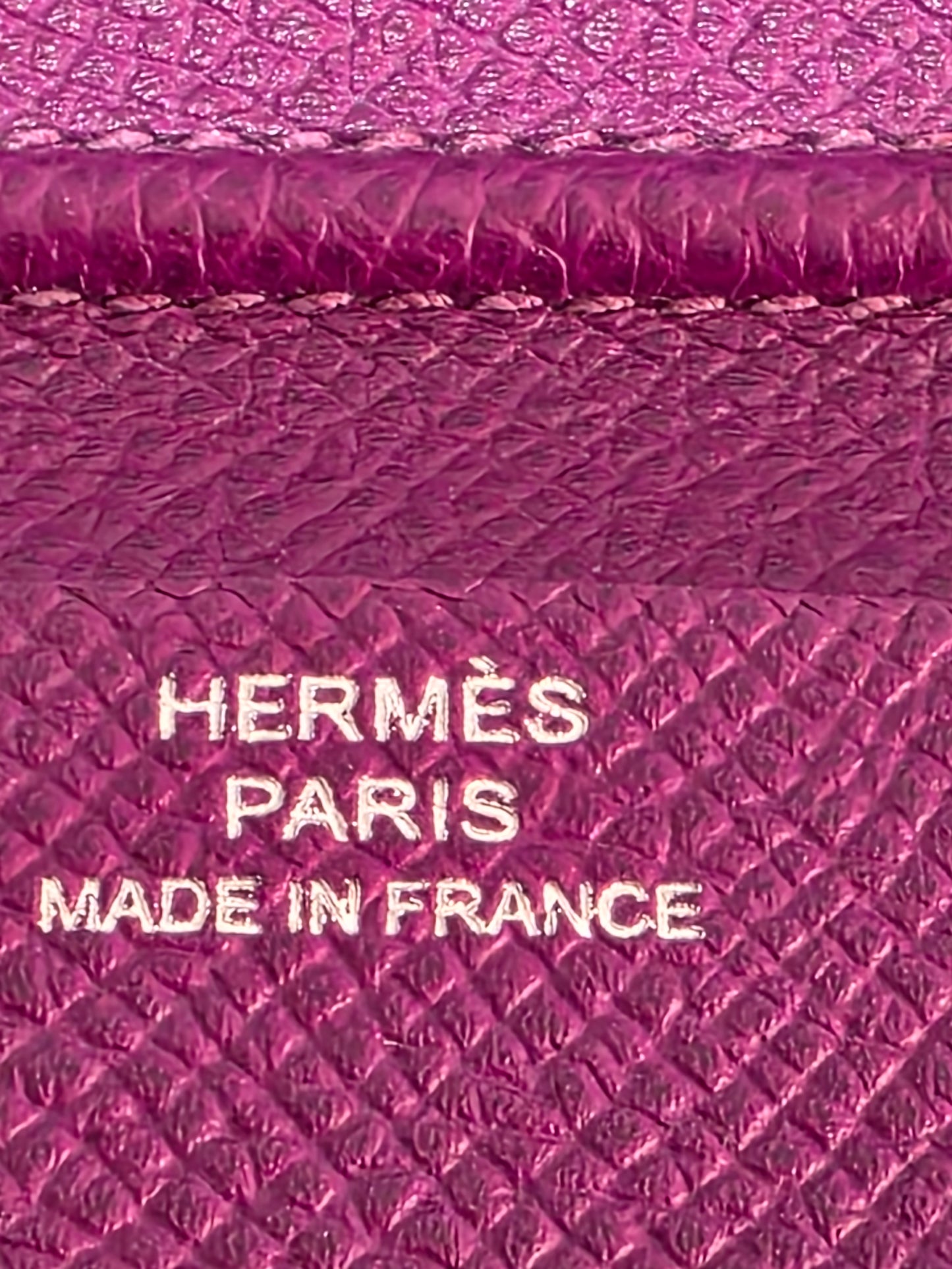 Hermès Vision Agenda Cover in Purple Epsom Leather