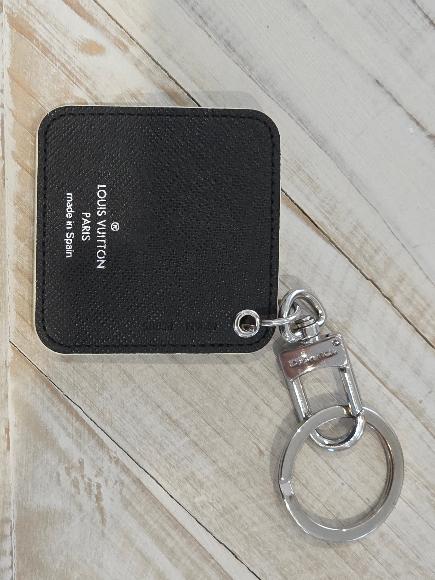 Louis Vuitton x Christopher Nemeth Damier Graphite Illustre Rope Key Ring / Bag Charm