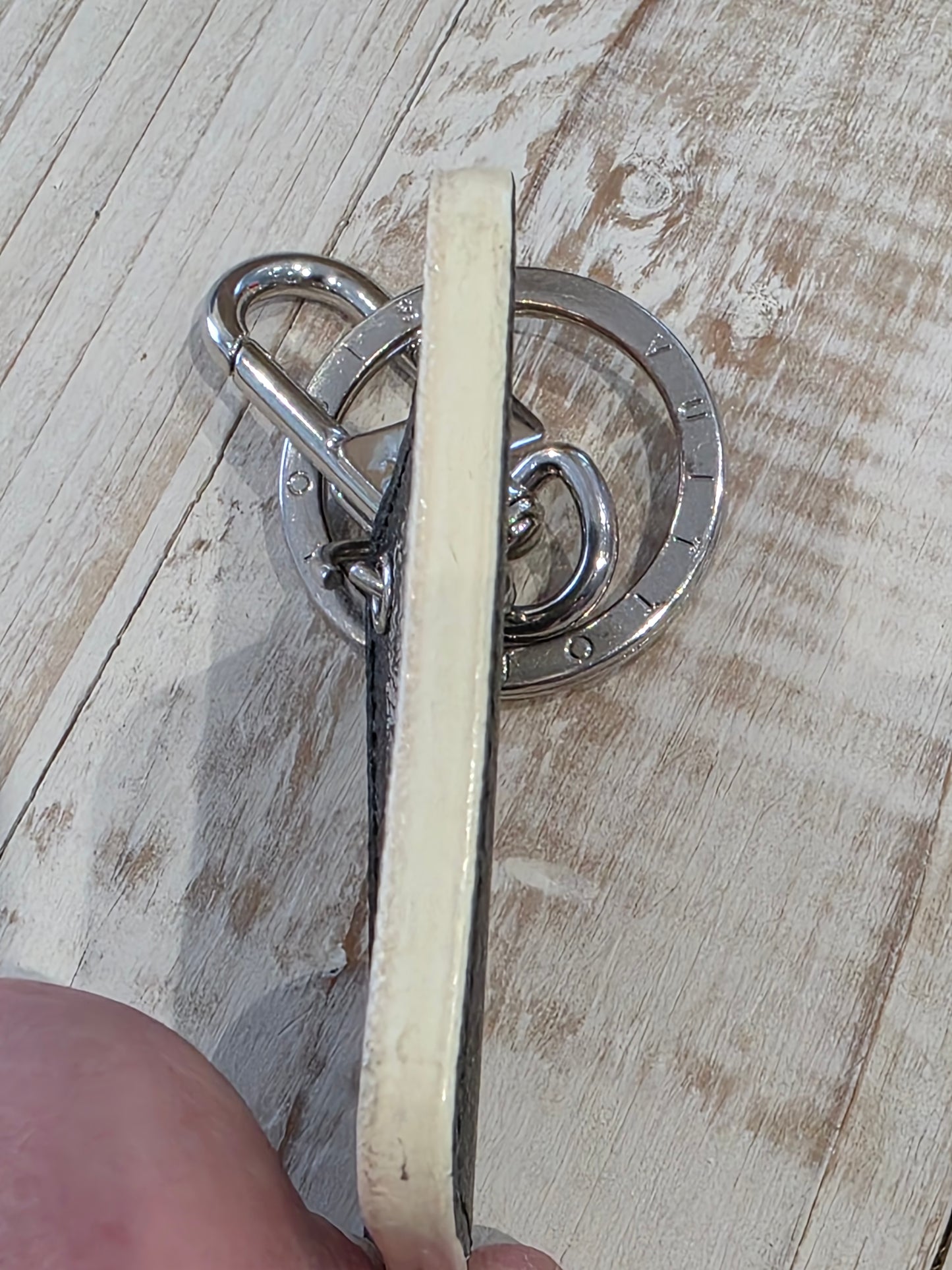 Louis Vuitton x Christopher Nemeth Damier Graphite Illustre Rope Key Ring / Bag Charm