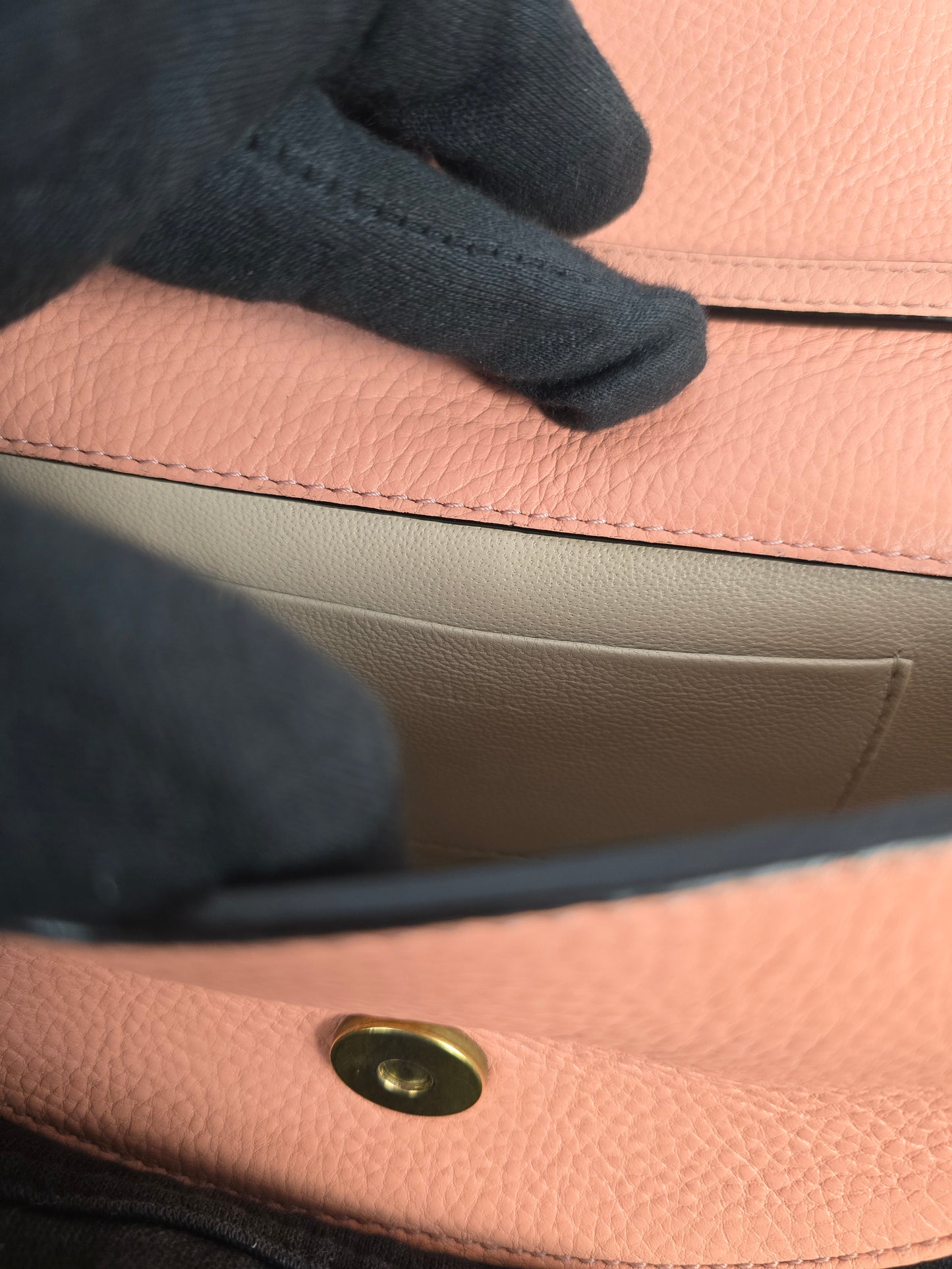 Chloe Signature Nile Small Bracelet Minaudiere Bag in Salmon